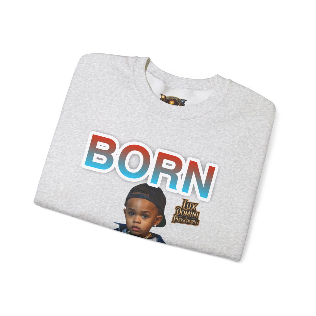 Crewneck Sweatshirt - Born Hustler LD&P Apparel