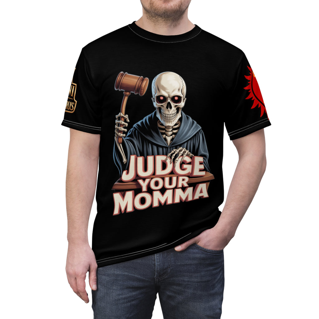 Judge Your Momma Tee — Funny Retro Slogan T-Shirt