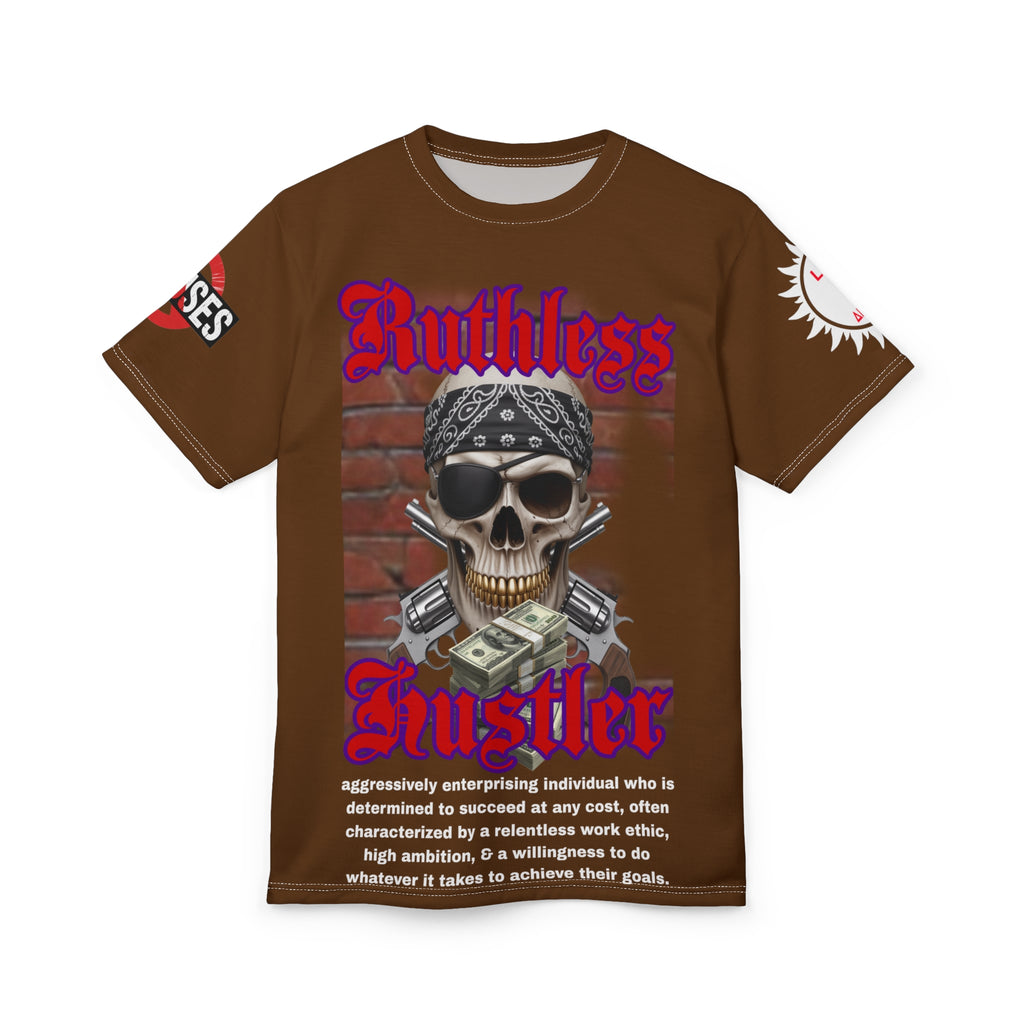Ruthless Hustler Tee LD&P APPAREL Brown