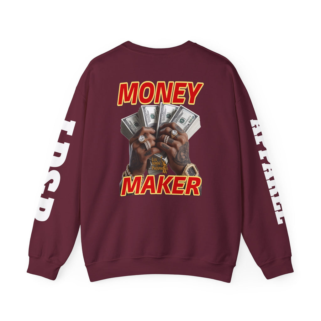 Money Maker Unisex Sweatshirt - LD&P APPAREL Design