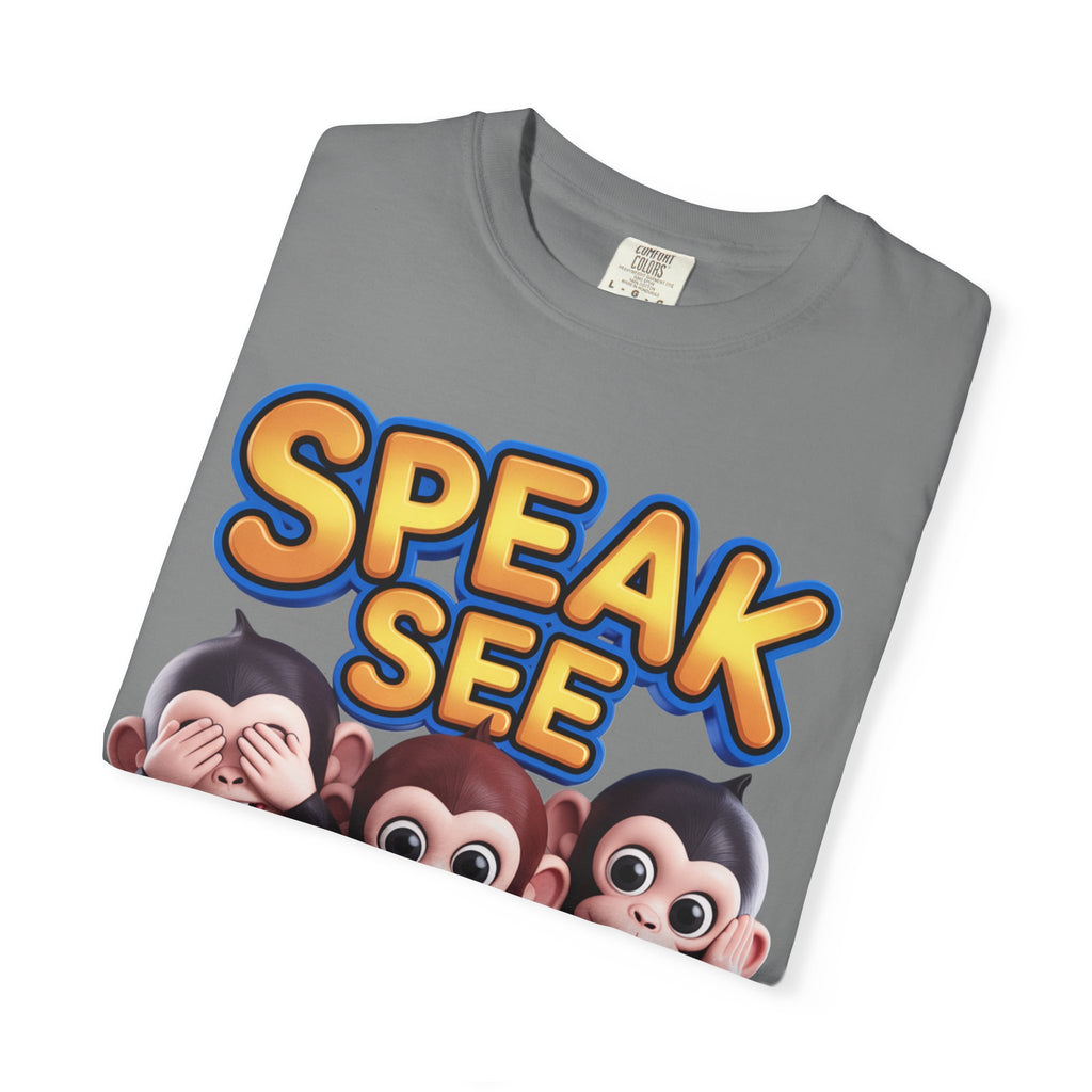 Graphic T-Shirt Speak See Hear No Evil