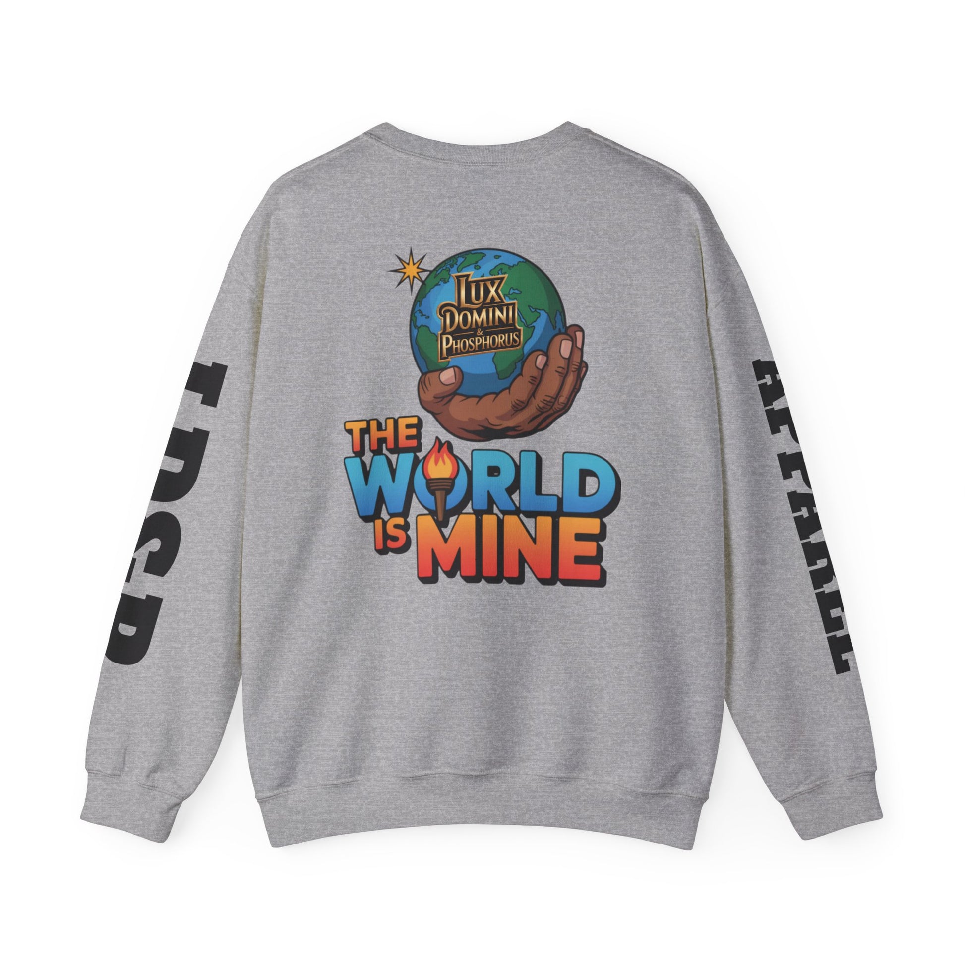 Graphic Sweatshirt - The World Is Mine LD&P APPAREL Design