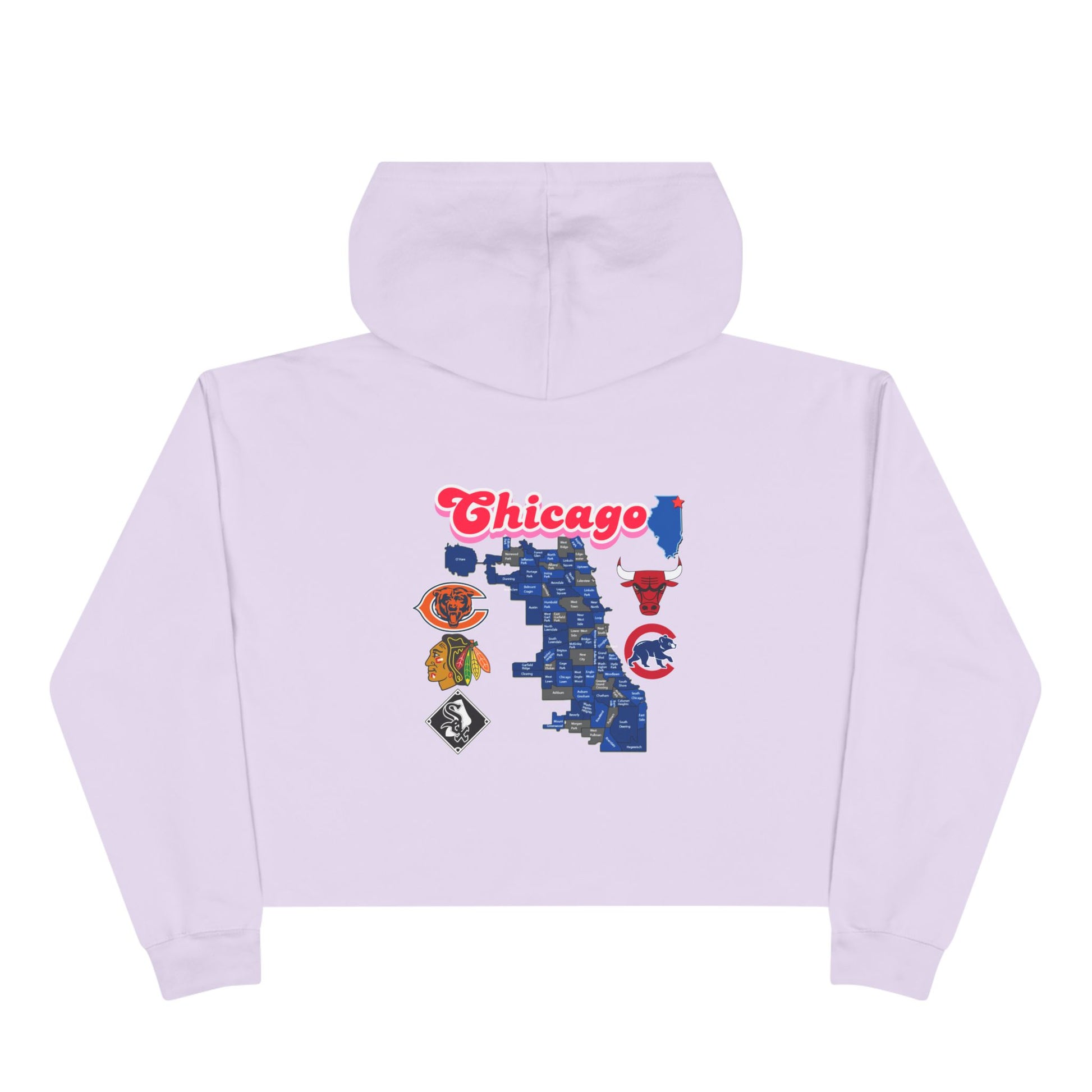 Chicago Crop Hoodie