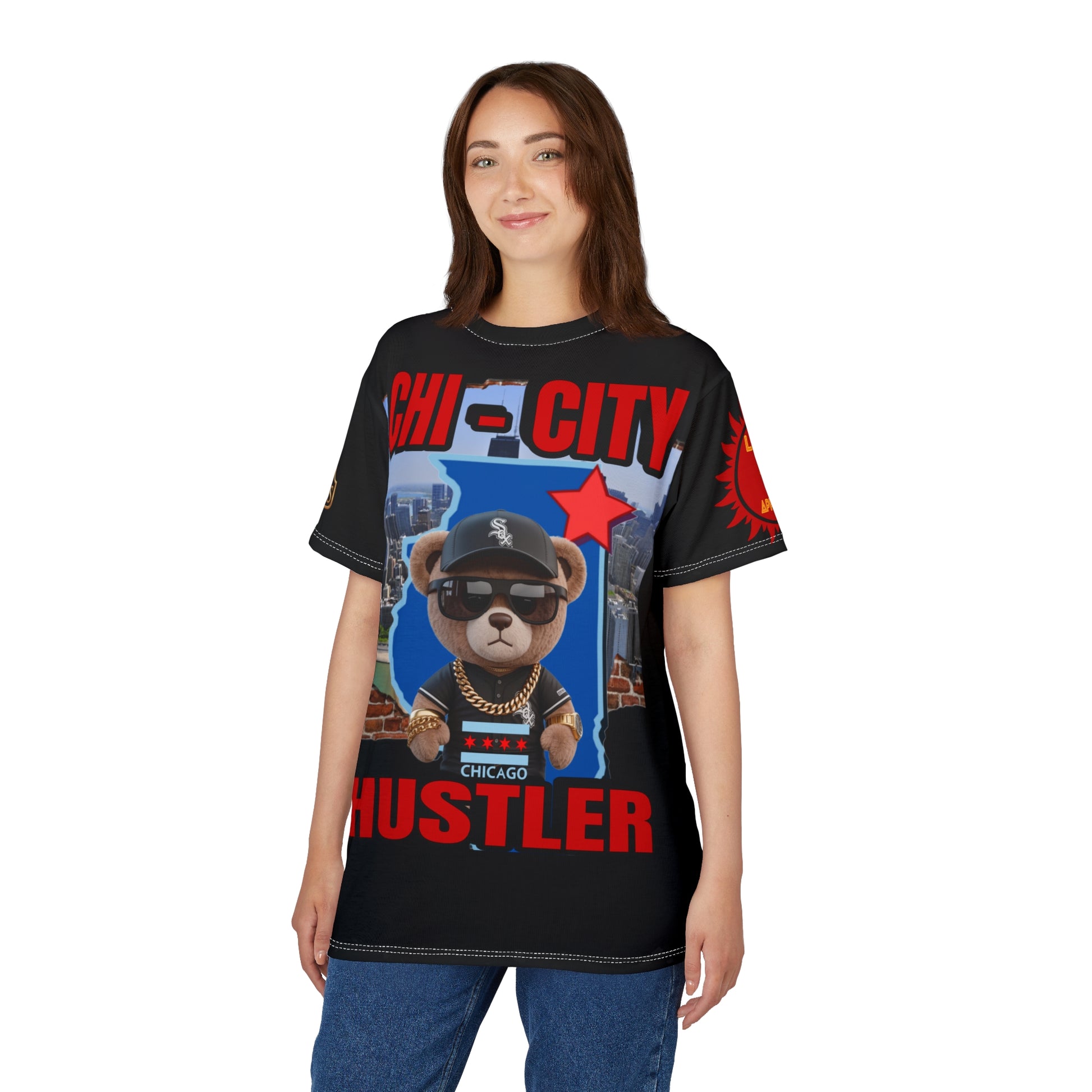 Chi-City Hustler Cut & Sew Tee — LD&P Apparel