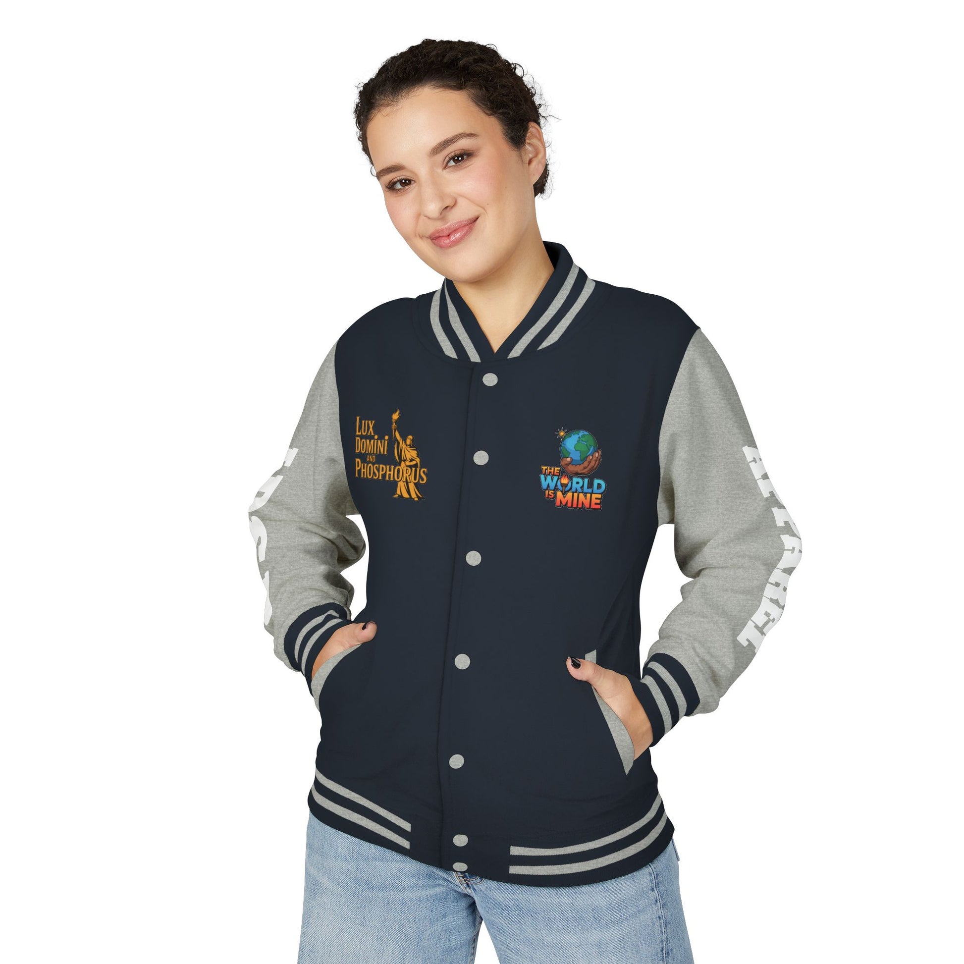 Letterman Jacket - The World is Mine LD&P APPAREL Design