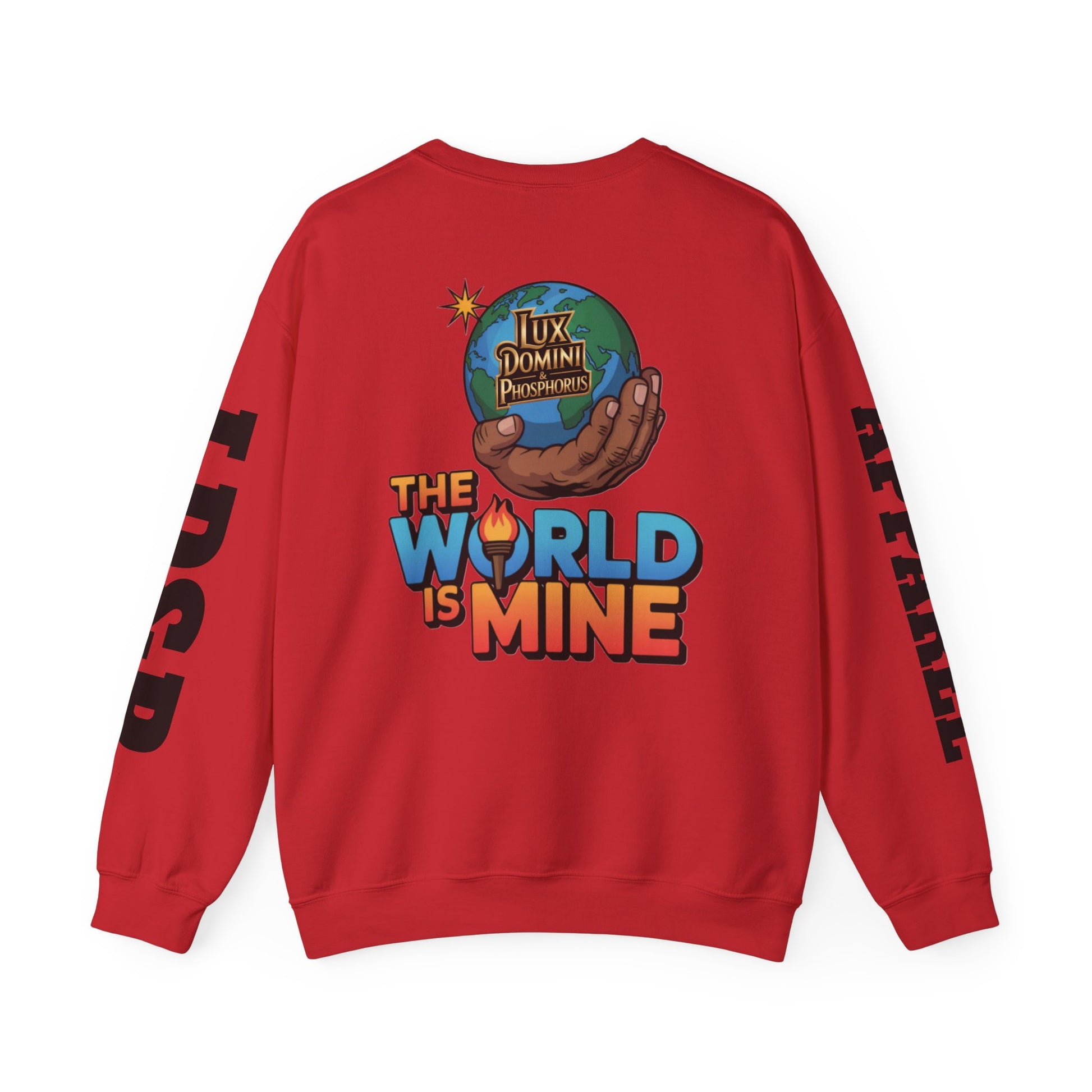 Graphic Sweatshirt - The World Is Mine LD&P APPAREL Design