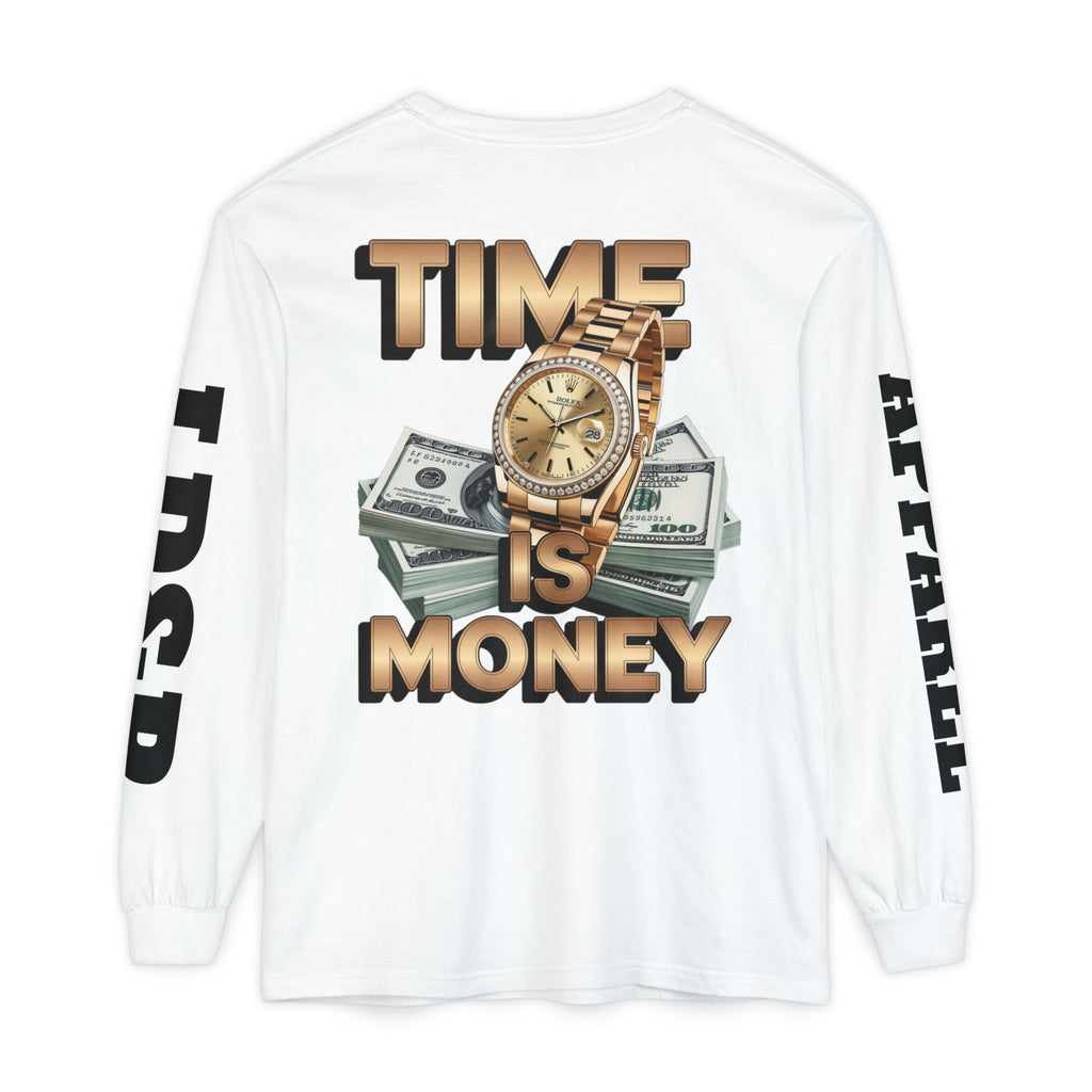 Long Sleeve T-Shirt Time is MONEY Design
