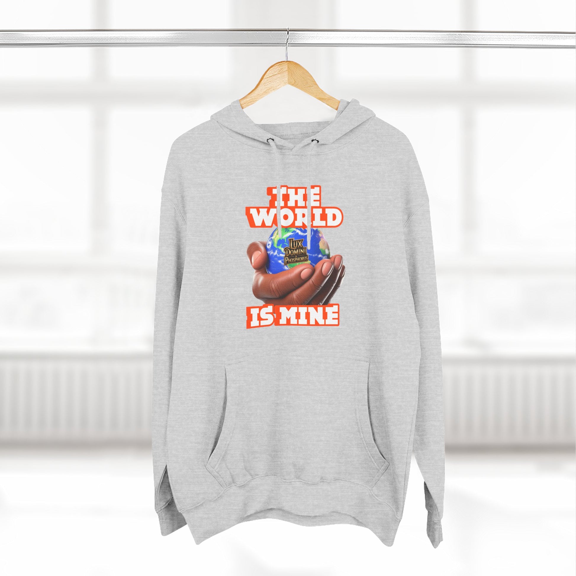 Hoodie - Lux Domini and Phosphorus The World Is Mine Design