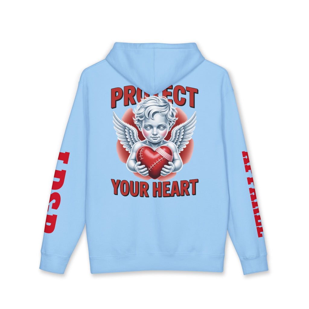 Hooded Sweatshirt - 'protect your heart' Bold Graphic Design