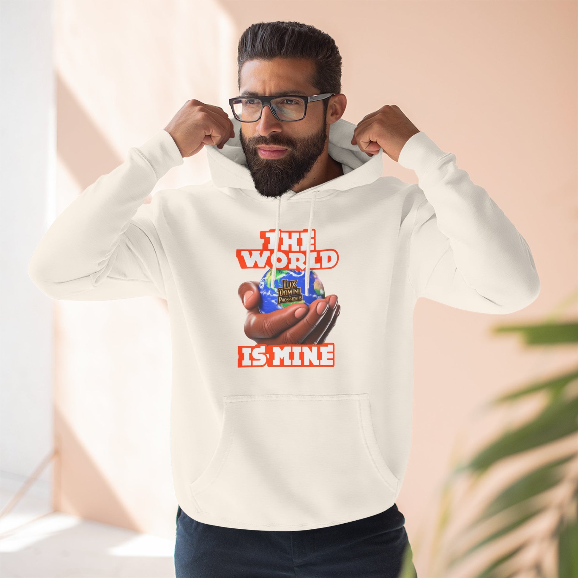 Hoodie - Lux Domini and Phosphorus The World Is Mine Design