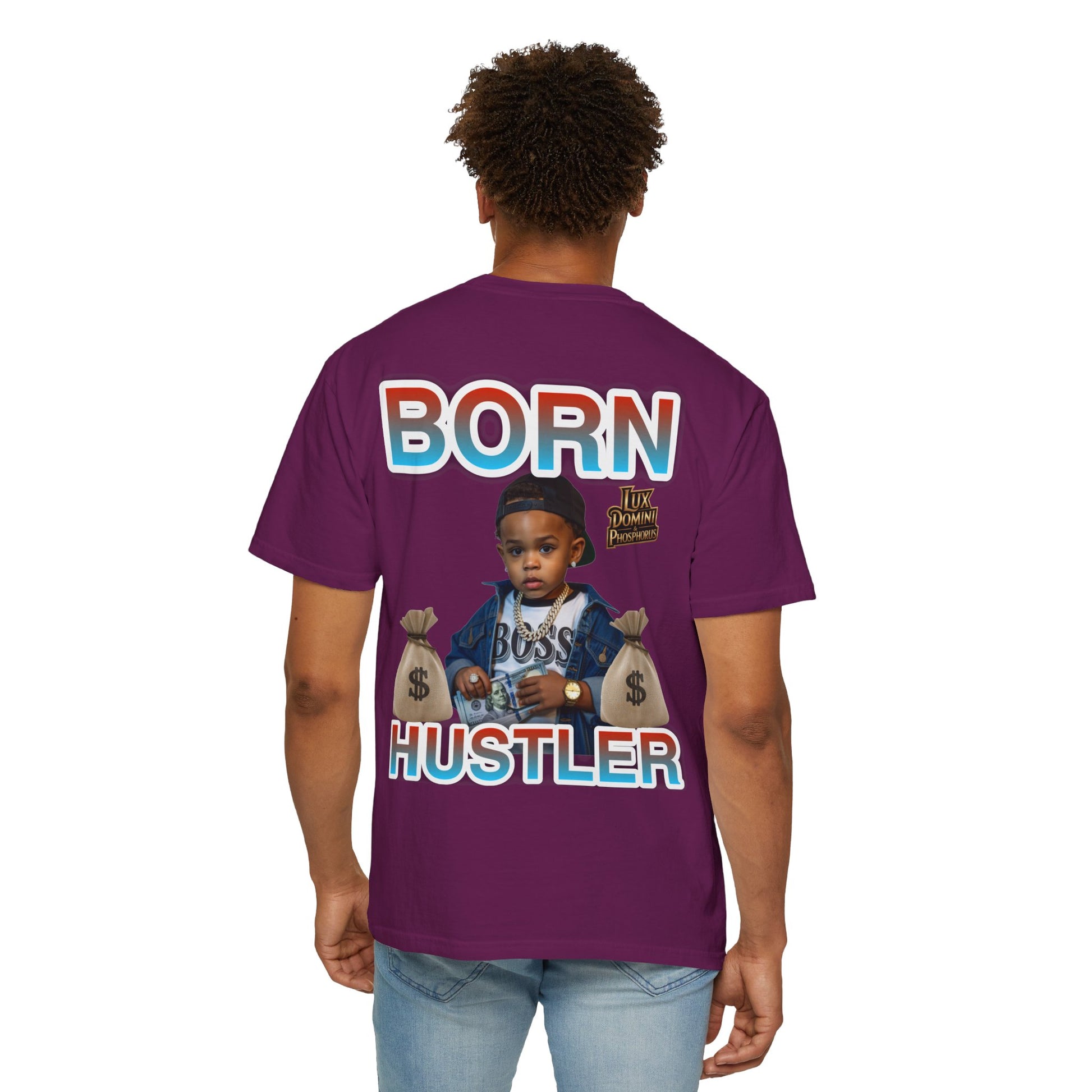 Garment-Dyed T-shirt BORN HUSTLER LD&P APPAREL