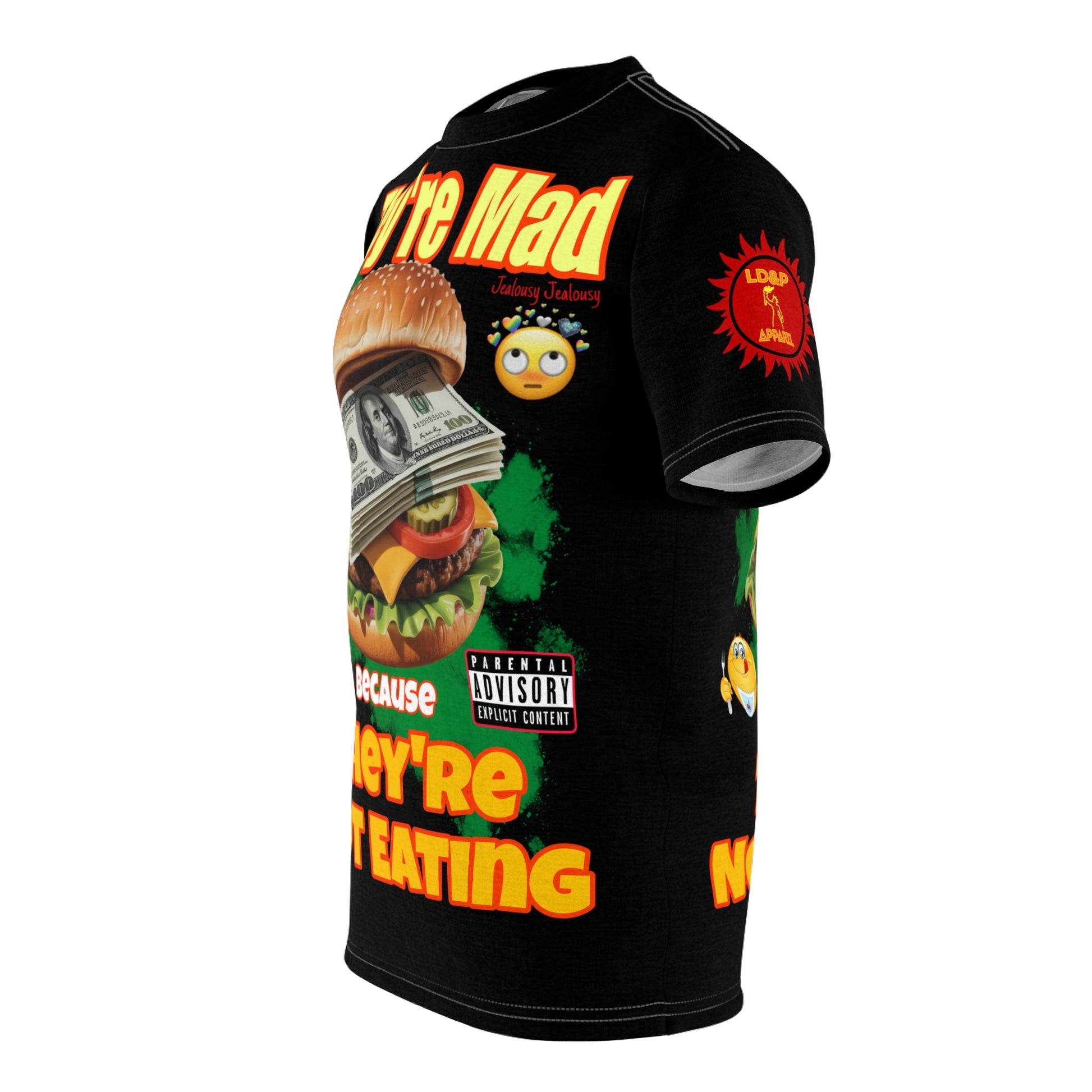 They're Mad Because They're Not Eating LD&P APPAREL Graphic Tee BLACK