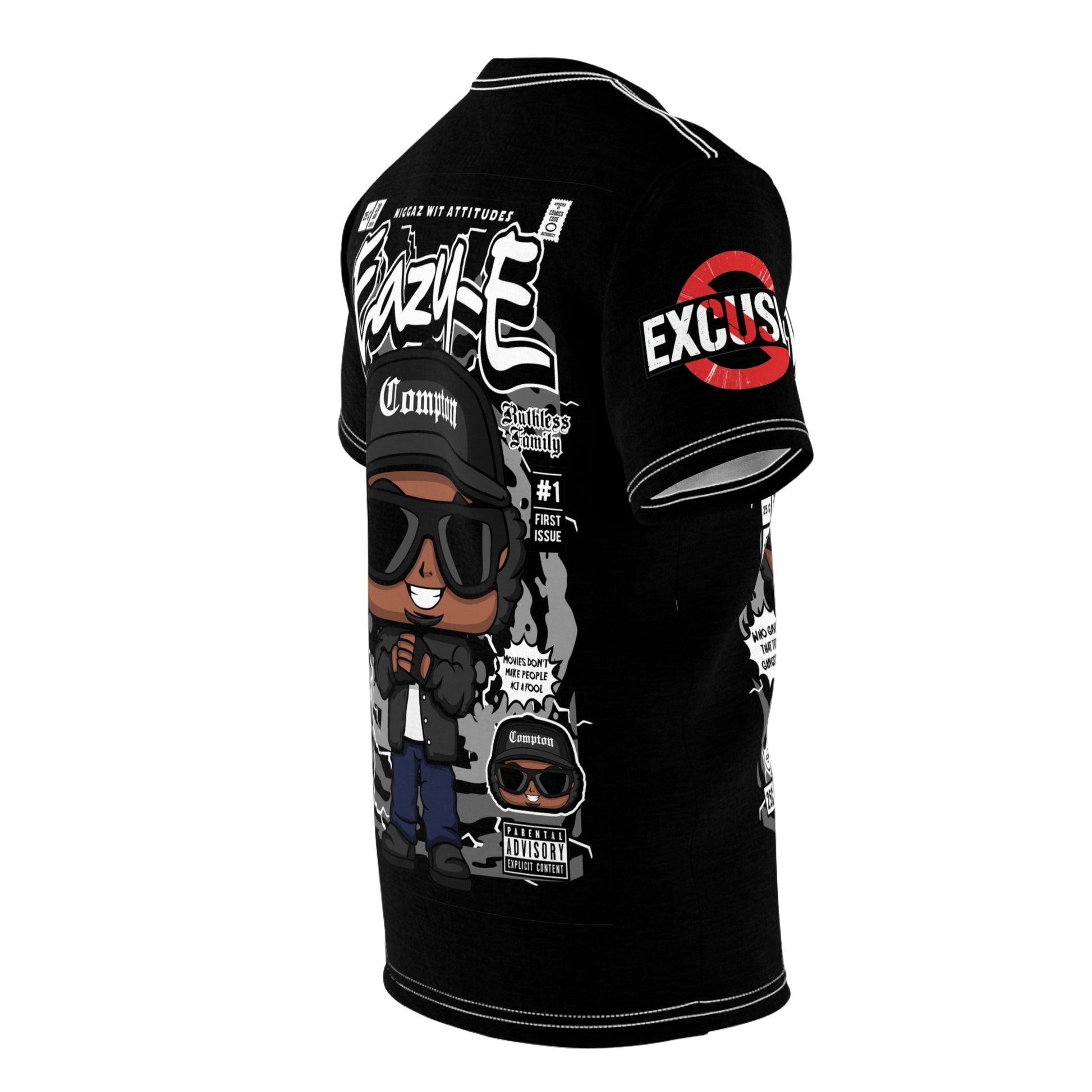 Eazy-E Compton Cartoon Tee LD&P APPAREL Black