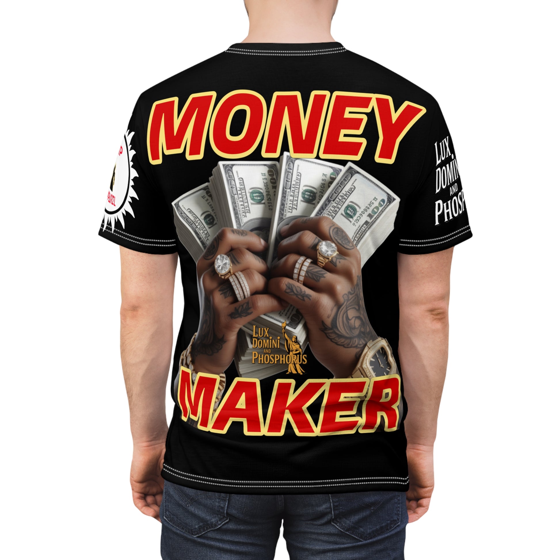 Money Maker Unisex Tee - Lux Domini and Phosphorus LD&P Apparel Design