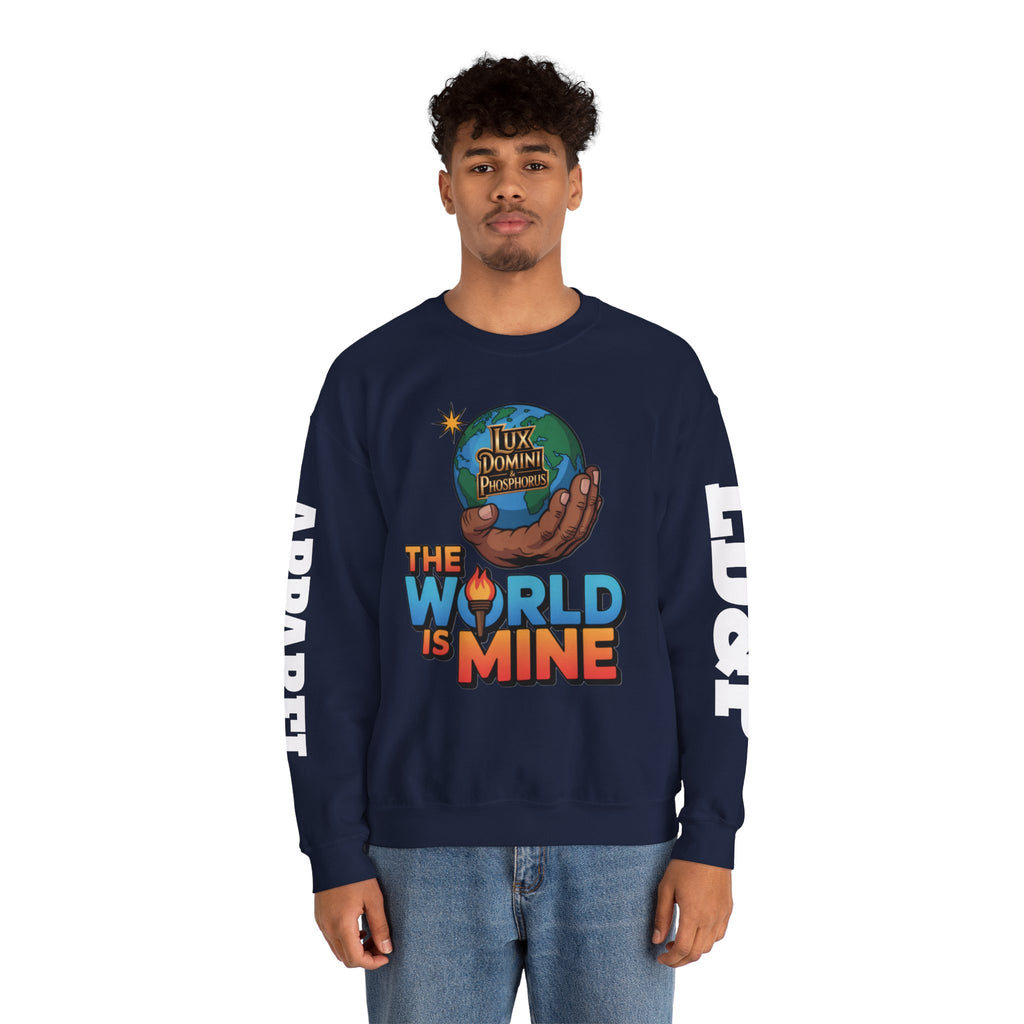 Graphic Sweatshirt - The World Is Mine LD&P APPAREL Design