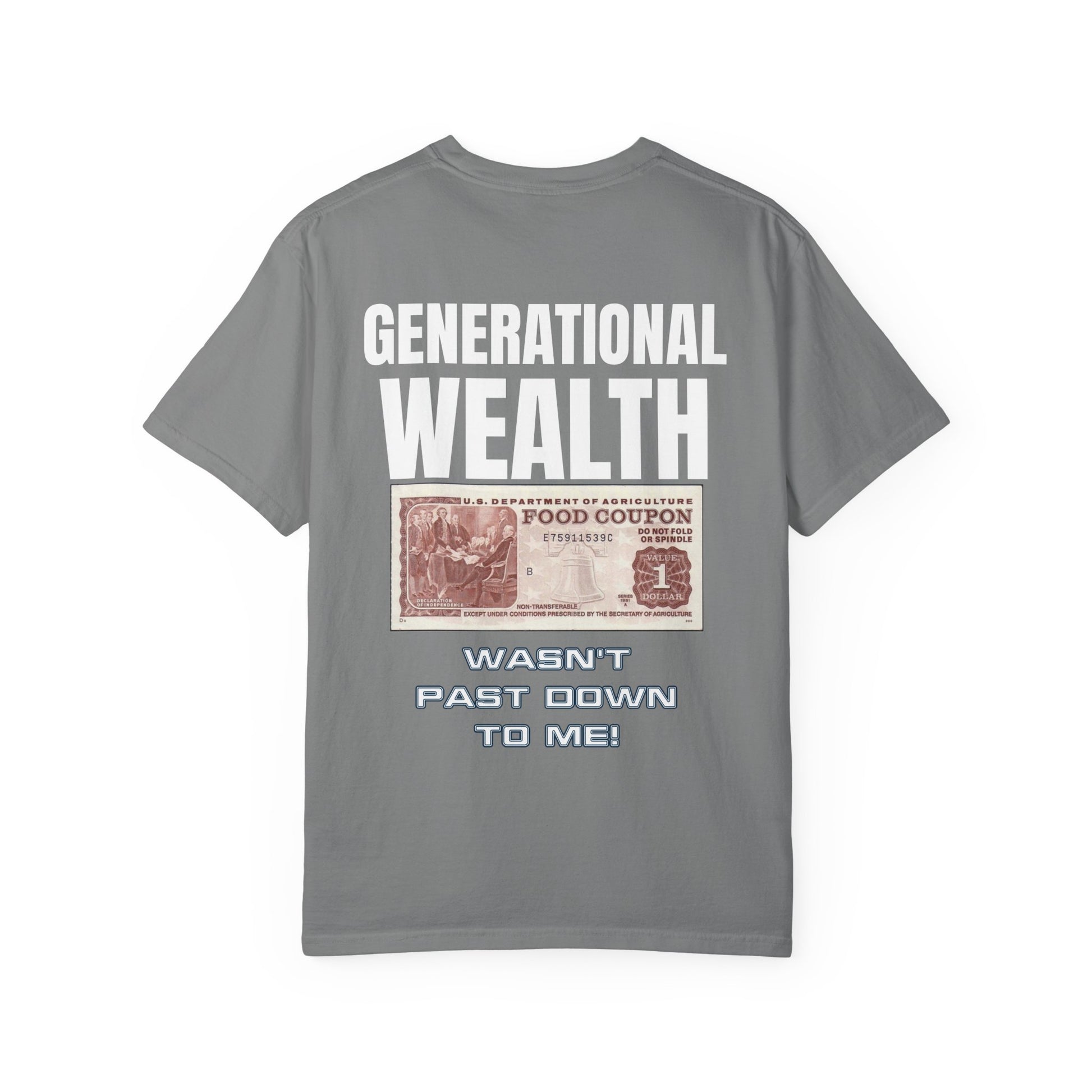 Garment-Dyed T-shirt Generational Wealth Tee
