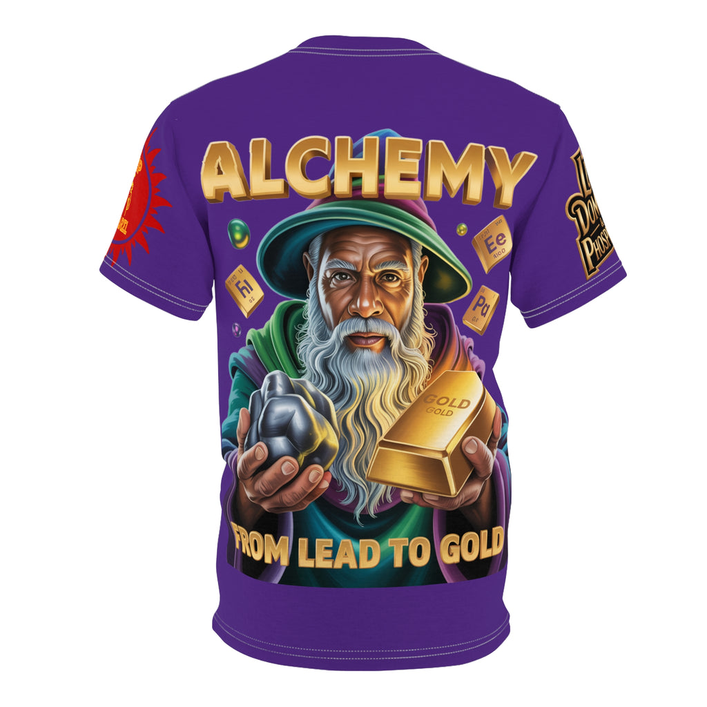 Alchemy Unisex Cut & Sew Tee purple