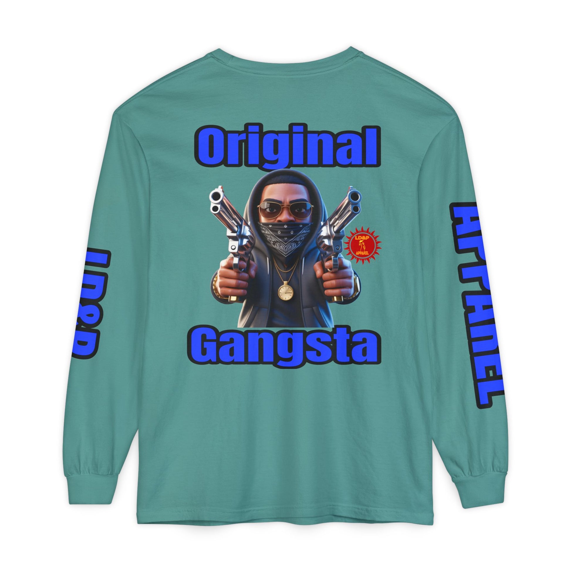 Long Sleeve T-Shirt Original Gangsta LD&amp;P Apparel Design