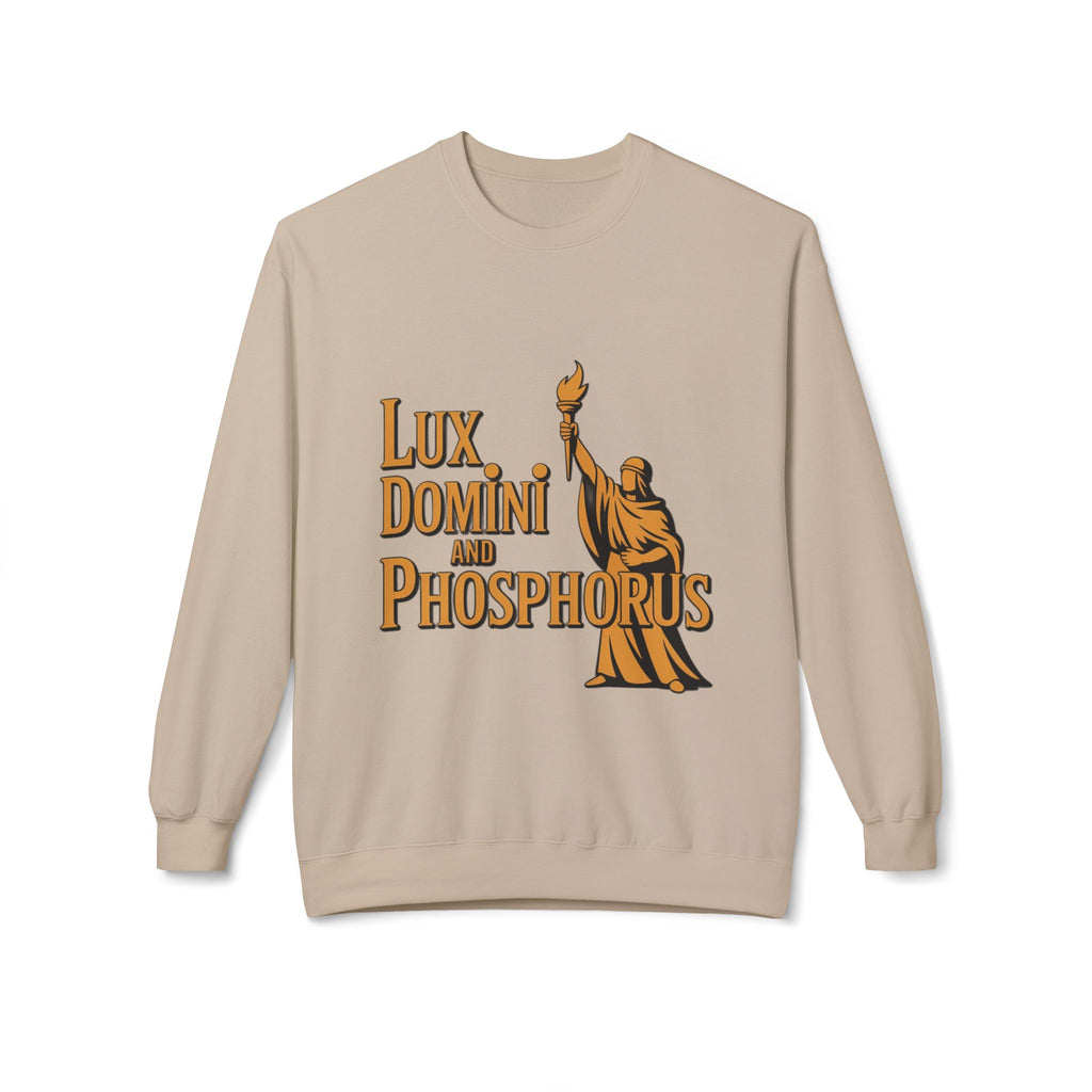 "Lux Domini and Phosphorus" crew-neck sweatshirt