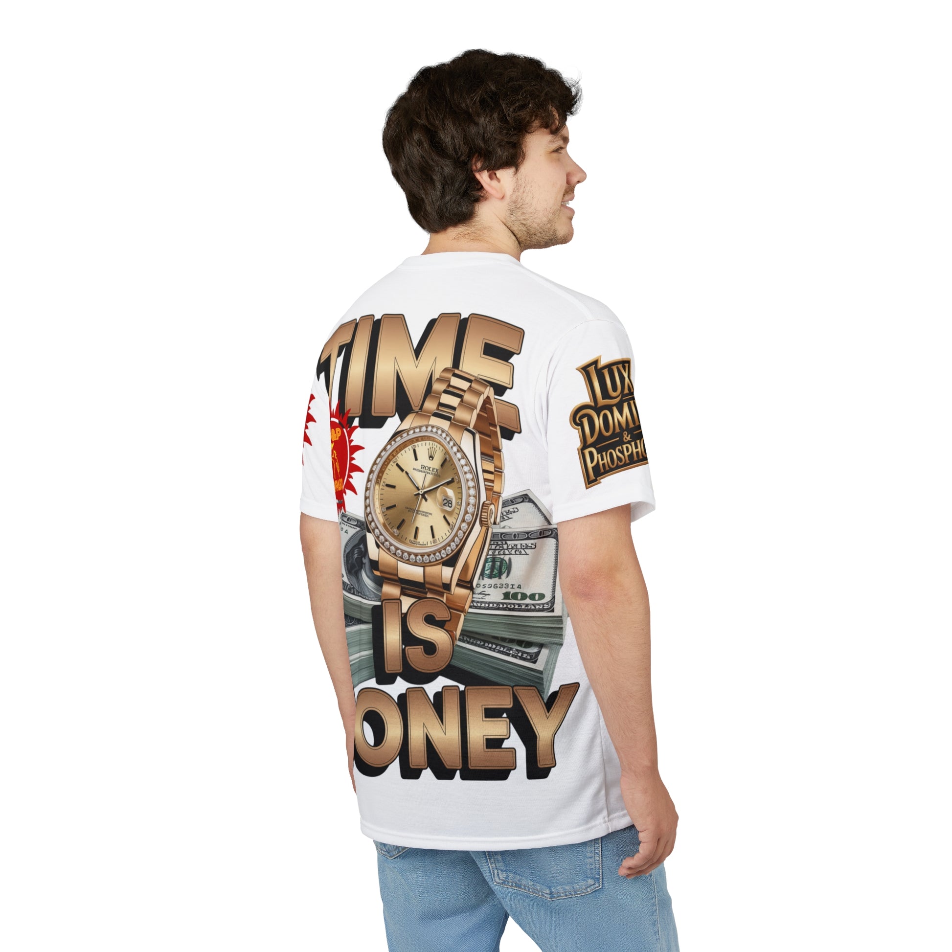 Time Is Money Unisex Tee - LD&P Apparel Design white