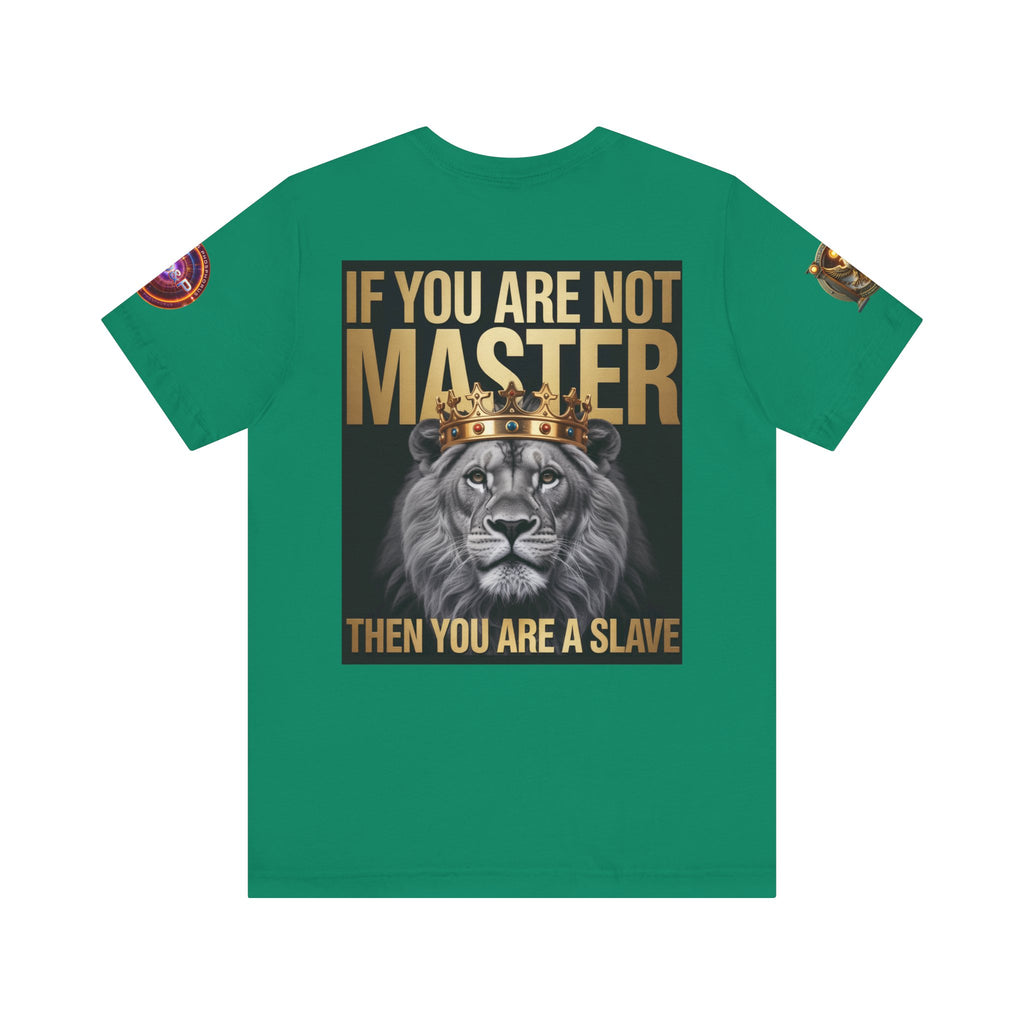 T-Shirt Master or slave LD&amp;P APPAREL Design Unisex Jersey Short Sleeve Tee