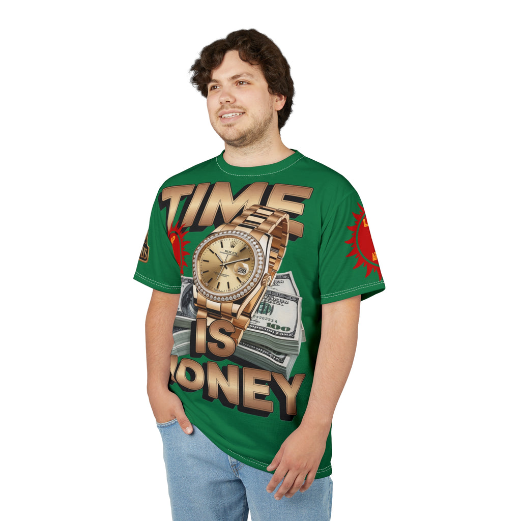 Time Is Money Unisex Tee - LD&P Apparel Design green