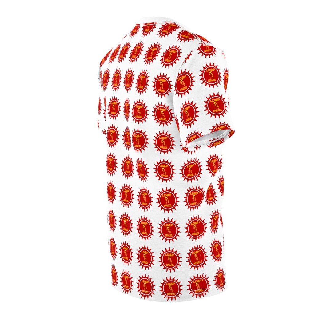 White Monogrammed Unisex Tee - LD&P Apparel Design