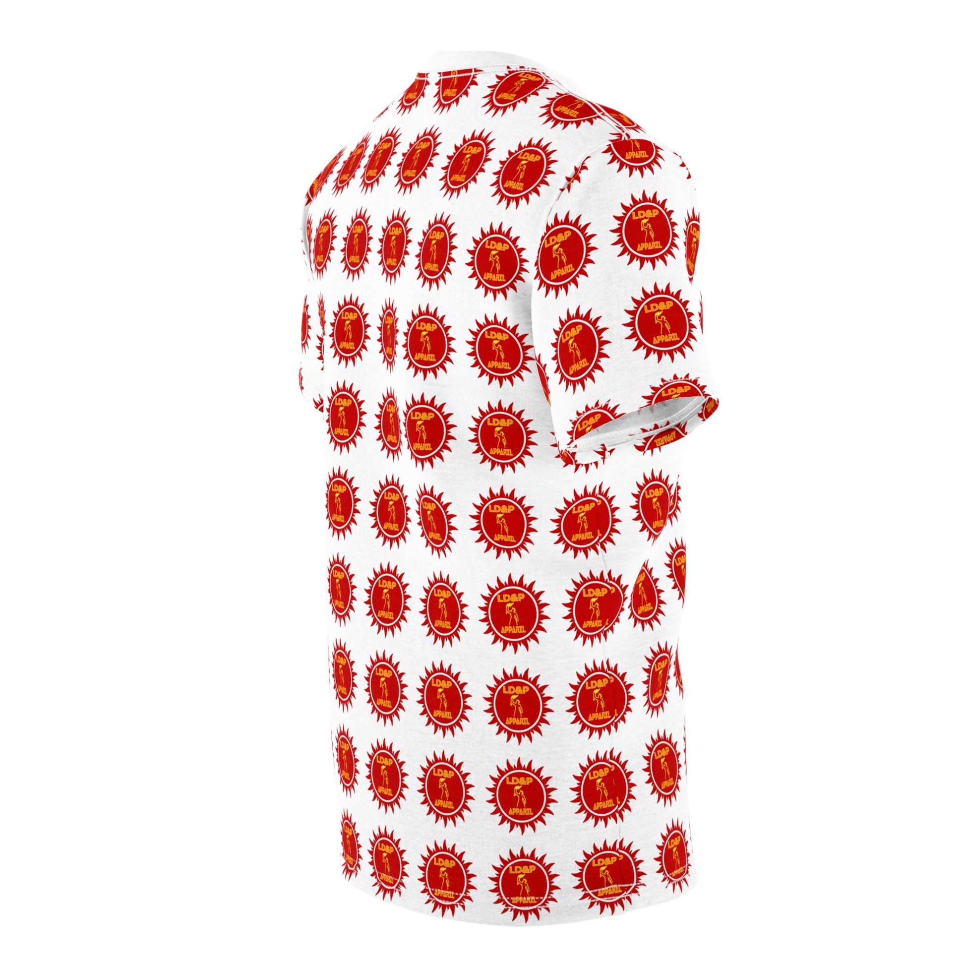 White Monogrammed Unisex Tee - LD&P Apparel Design