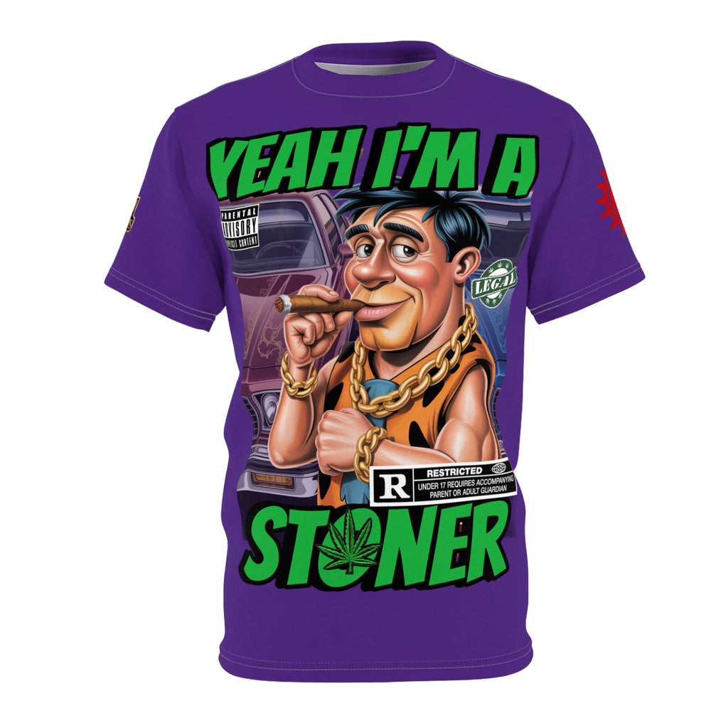 Yeah I'm a Stoner T-Shirt LD&P APPAREL Purple