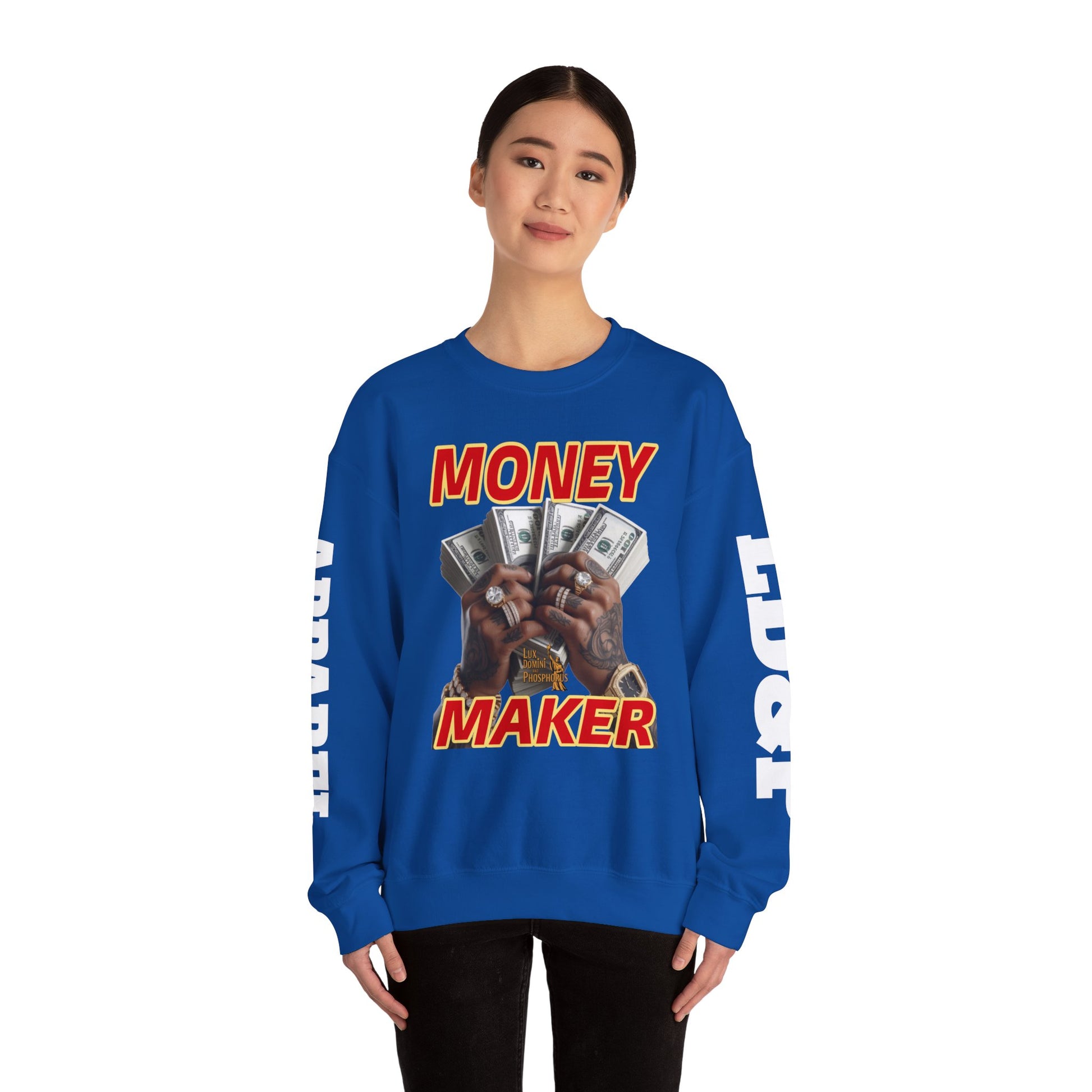Money Maker Unisex Sweatshirt - LD&P APPAREL Design