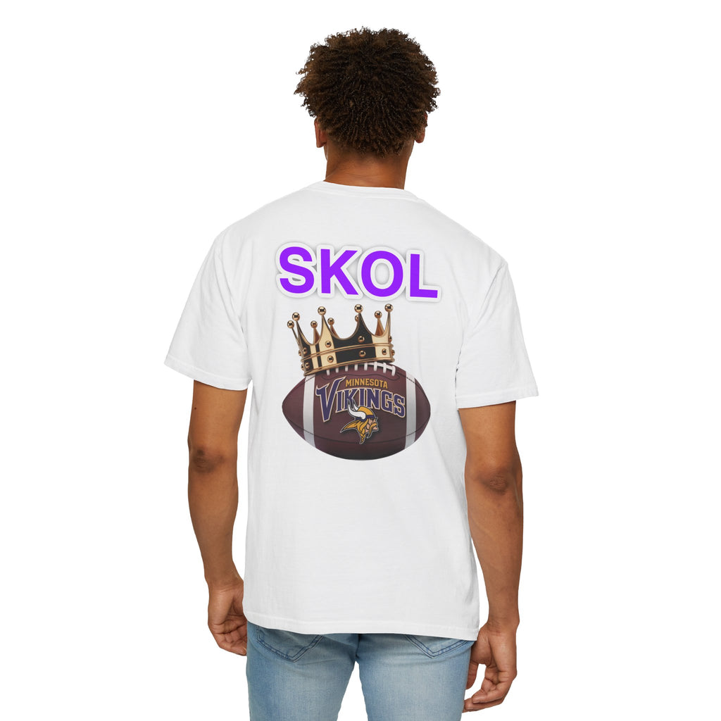 T-Shirt - Minnesota Vikings SKOL Unisex Garment-Dyed Tee