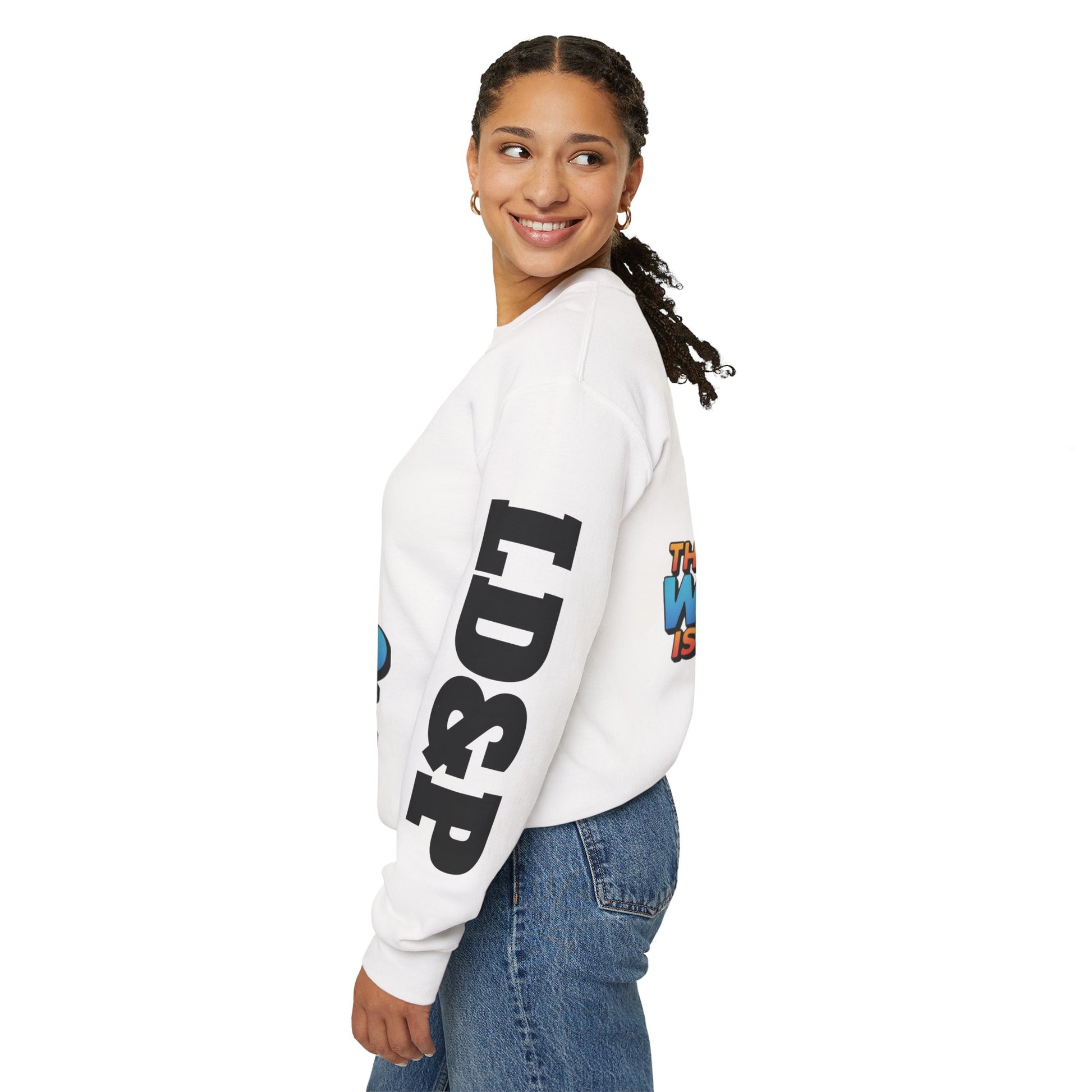 Graphic Sweatshirt - The World Is Mine LD&P APPAREL Design