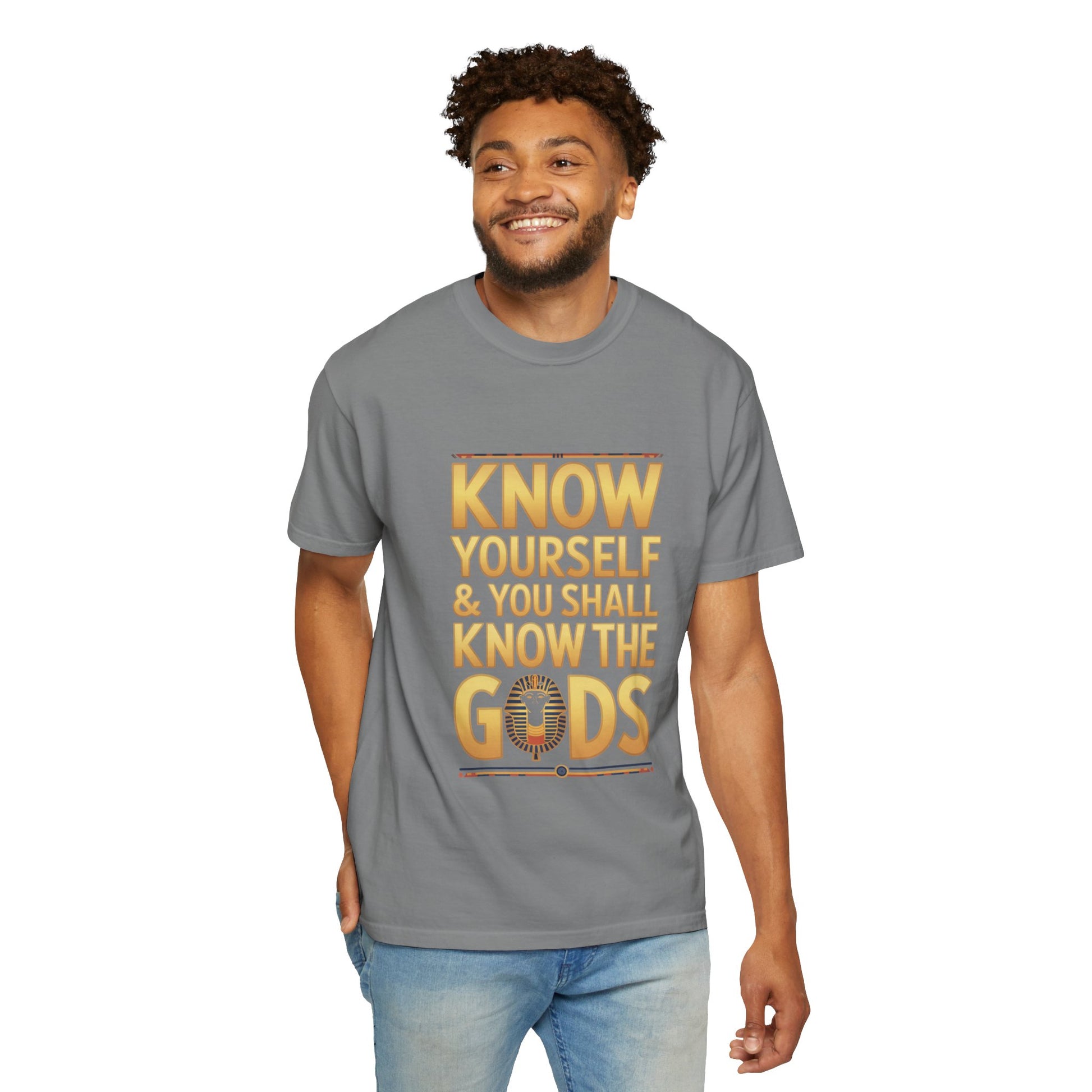 Garment-Dyed T-shirt - Know Yourself Design