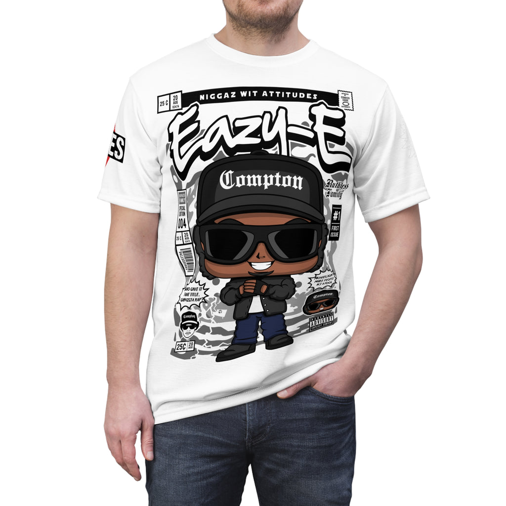 Eazy-E Compton Cartoon Tee LD&P APPAREL Light white