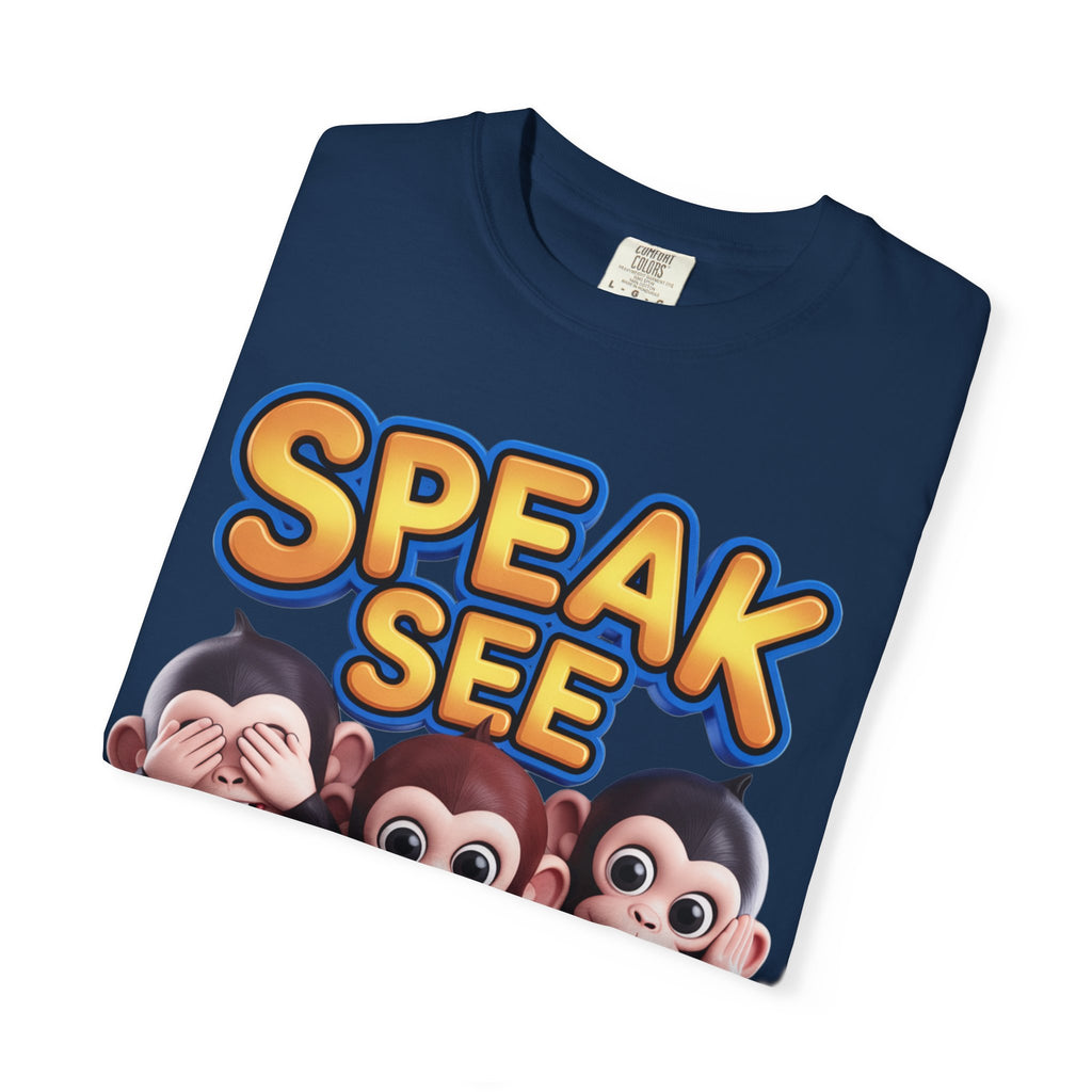 Graphic T-Shirt Speak See Hear No Evil