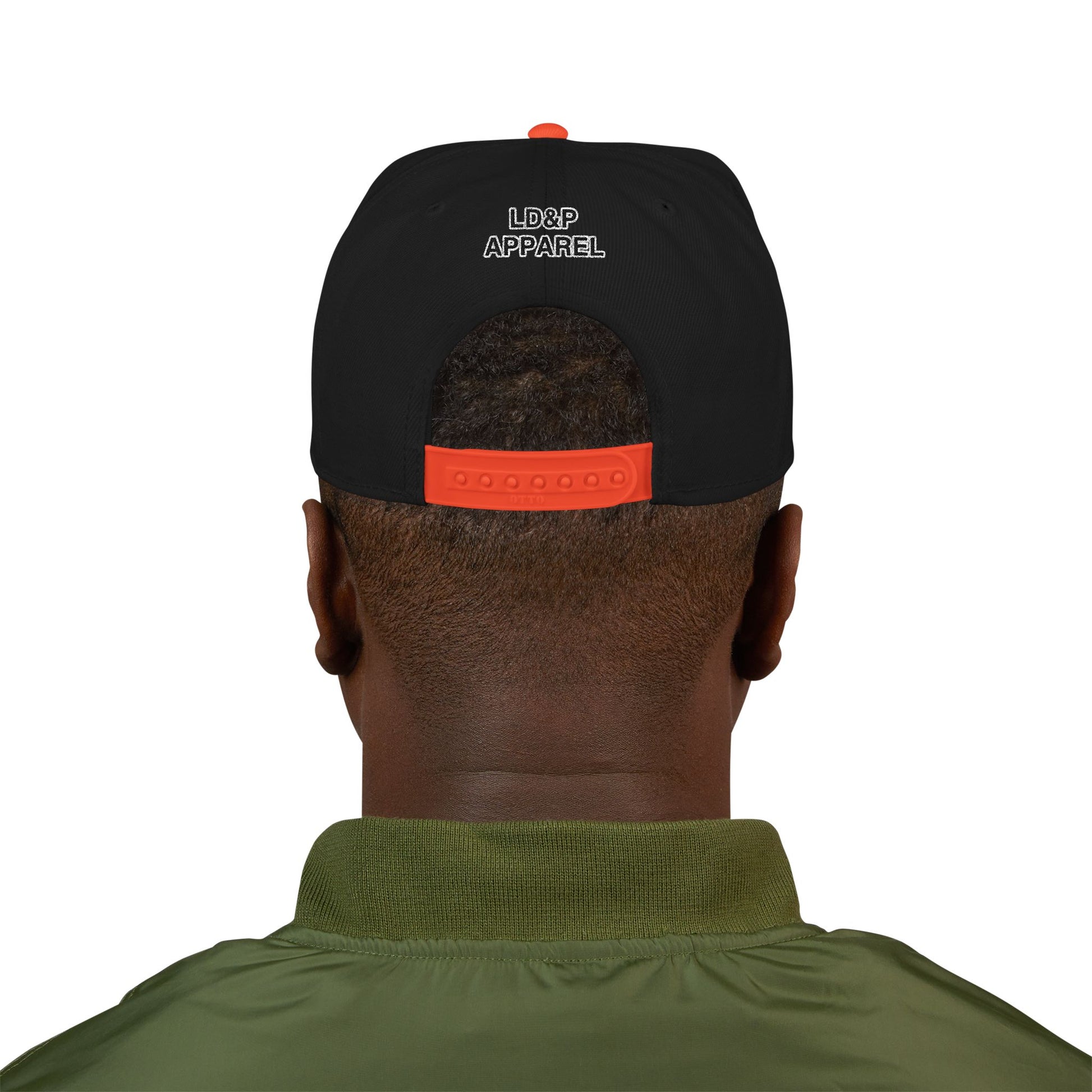 Embroidered Snapback Cap - LD&P Apparel Design