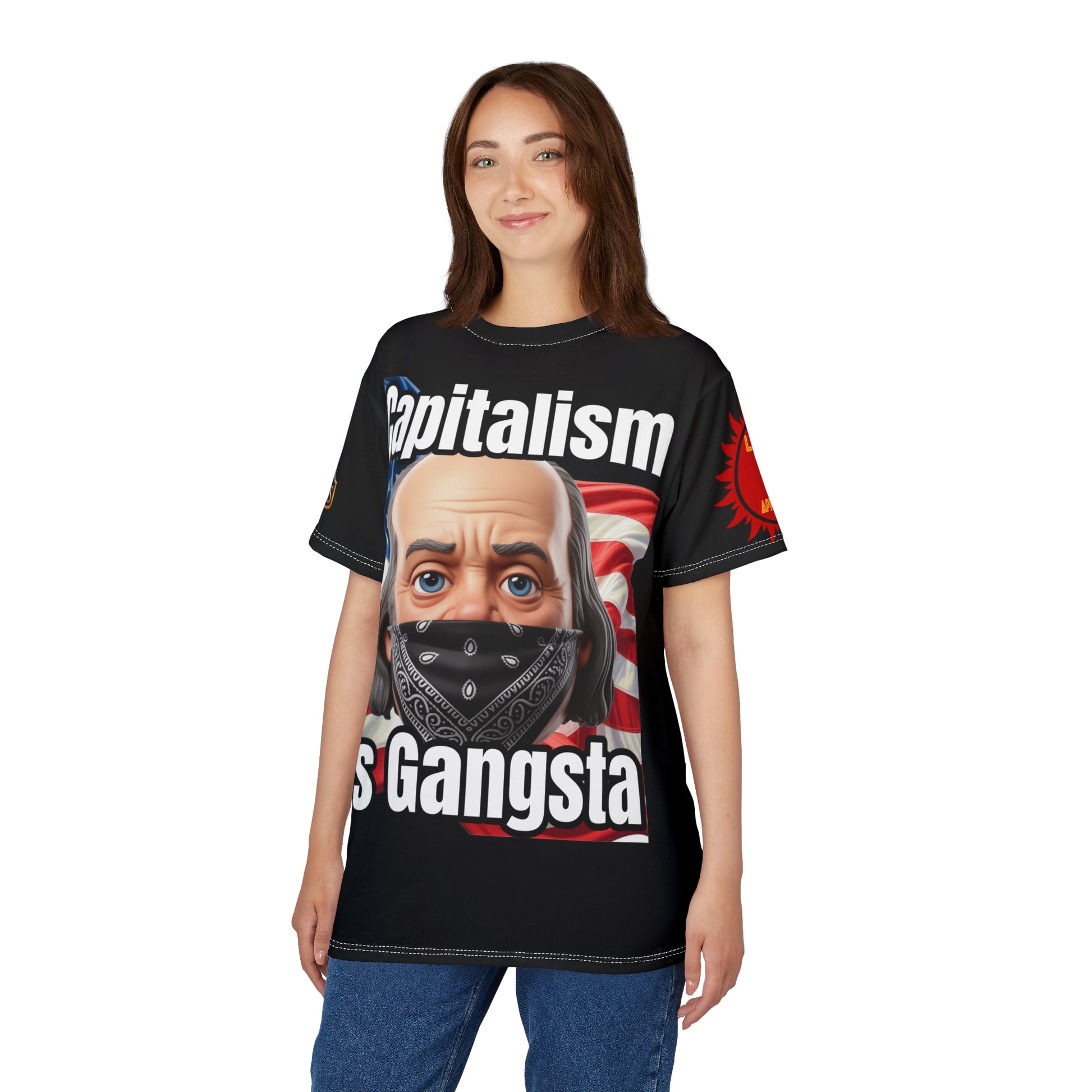 Capitalism Unisex Cut & Sew Tee