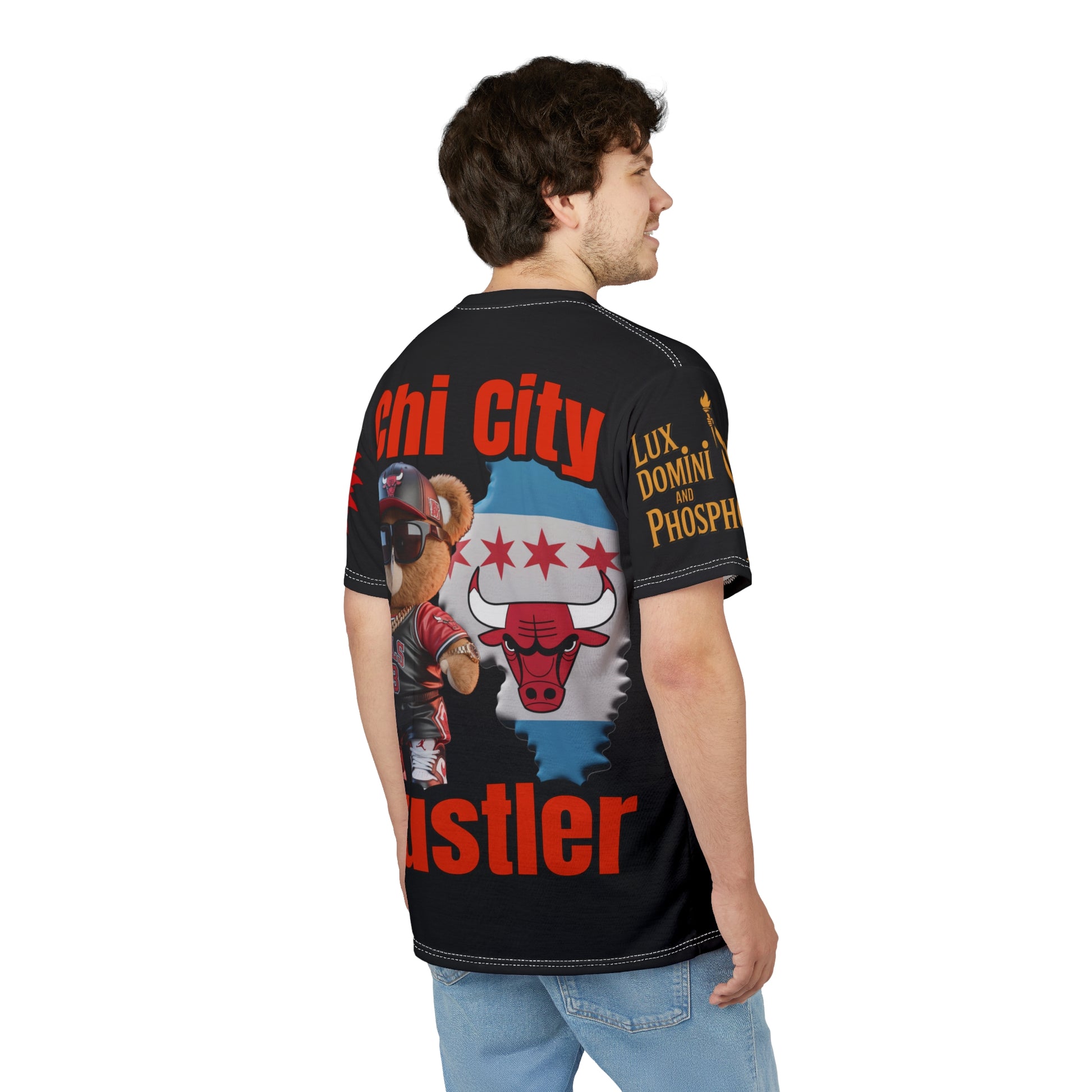 CHI CITY HUSTLER Unisex Cut & Sew Tee