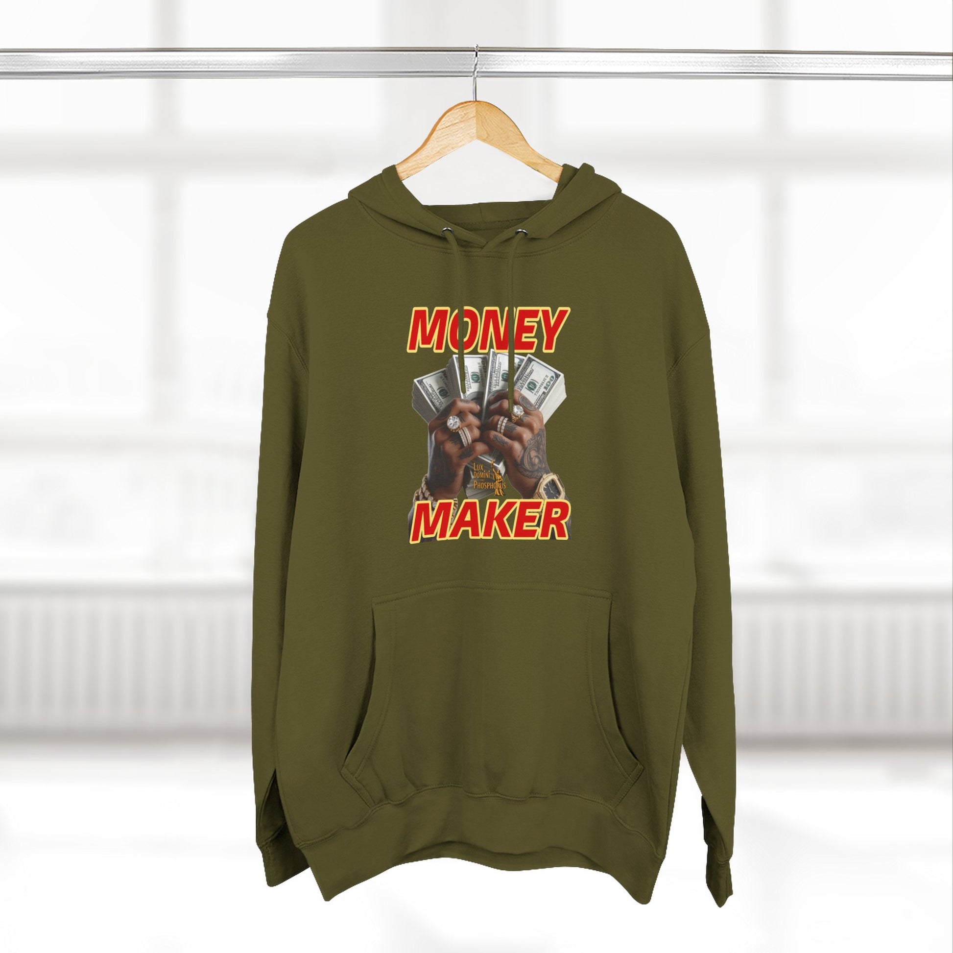 Fleece Hoodie - Money Maker Design
