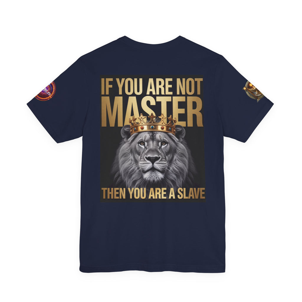 T-Shirt Master or slave LD&amp;P APPAREL Design Unisex Jersey Short Sleeve Tee