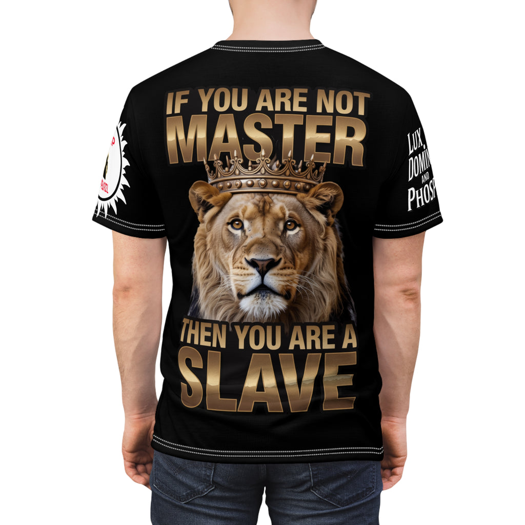 MASTER OR SLAVE Unisex Tee - Lux Domini and Phosphorus LD&P Apparel Design