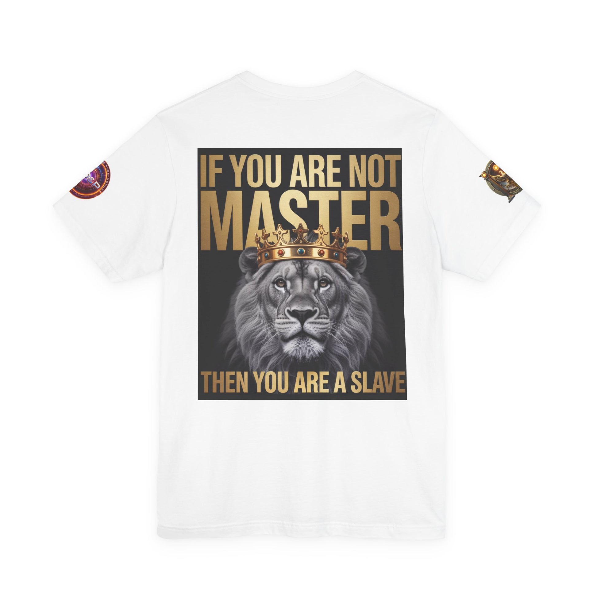 T-Shirt Master or slave LD&amp;P APPAREL Design Unisex Jersey Short Sleeve Tee