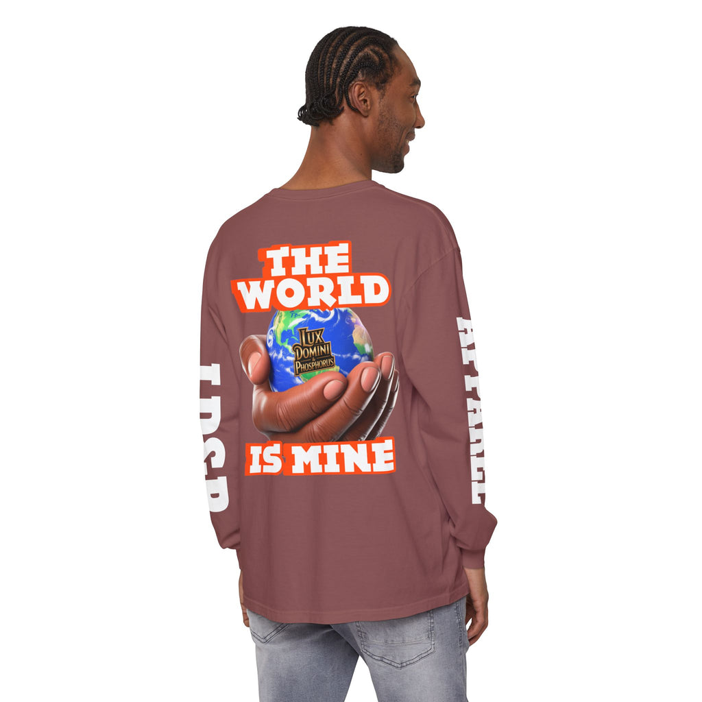 The World Is Mine Design Long Sleeve T-Shirt LD&P APPAREL DESIGN