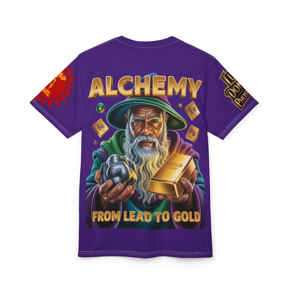 Alchemy Unisex Cut & Sew Tee purple