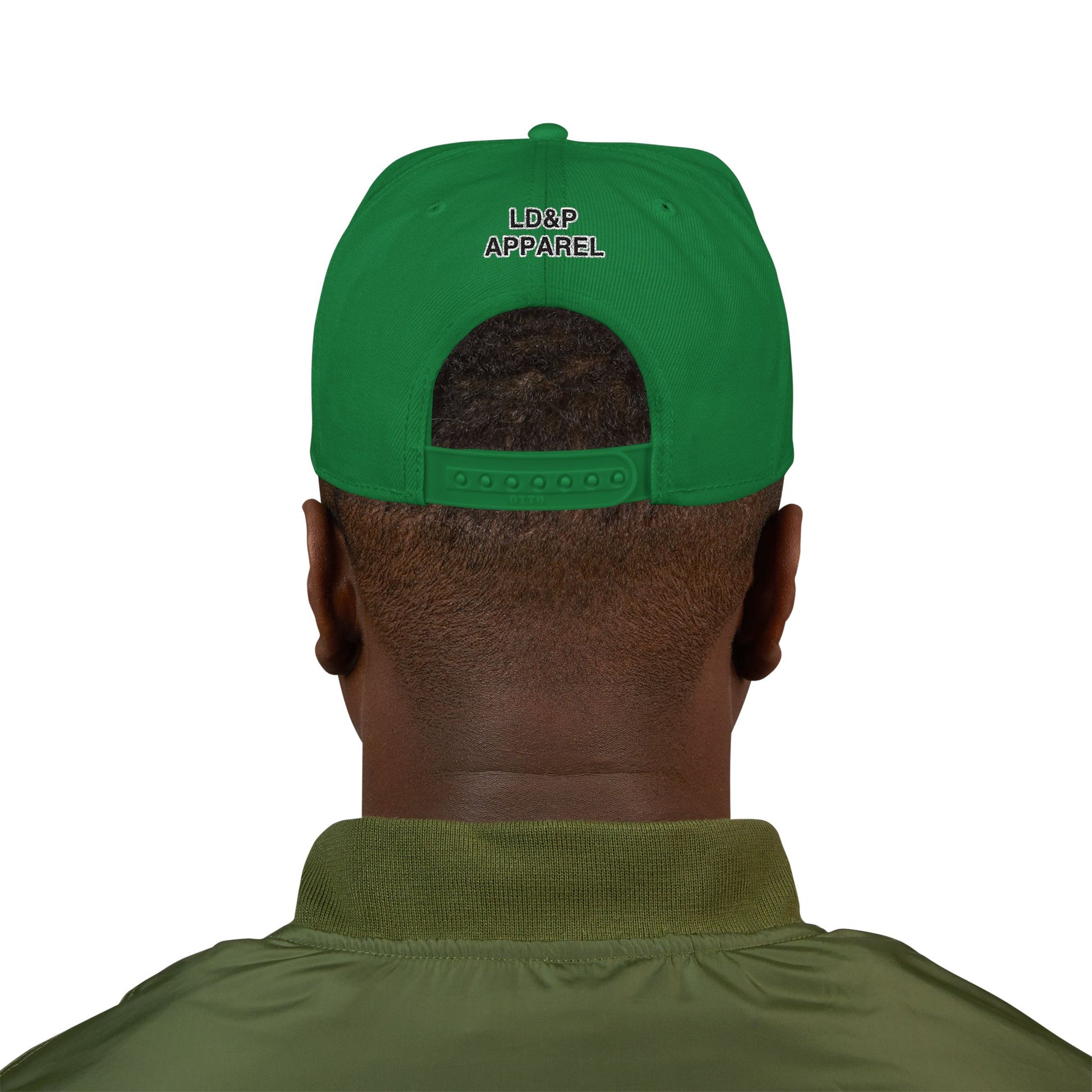 Embroidered Snapback Cap - LD&P Apparel Design