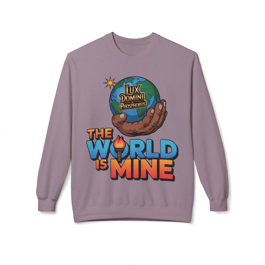 "The World Is Mine"  Design 2 Crewneck Sweatshirt