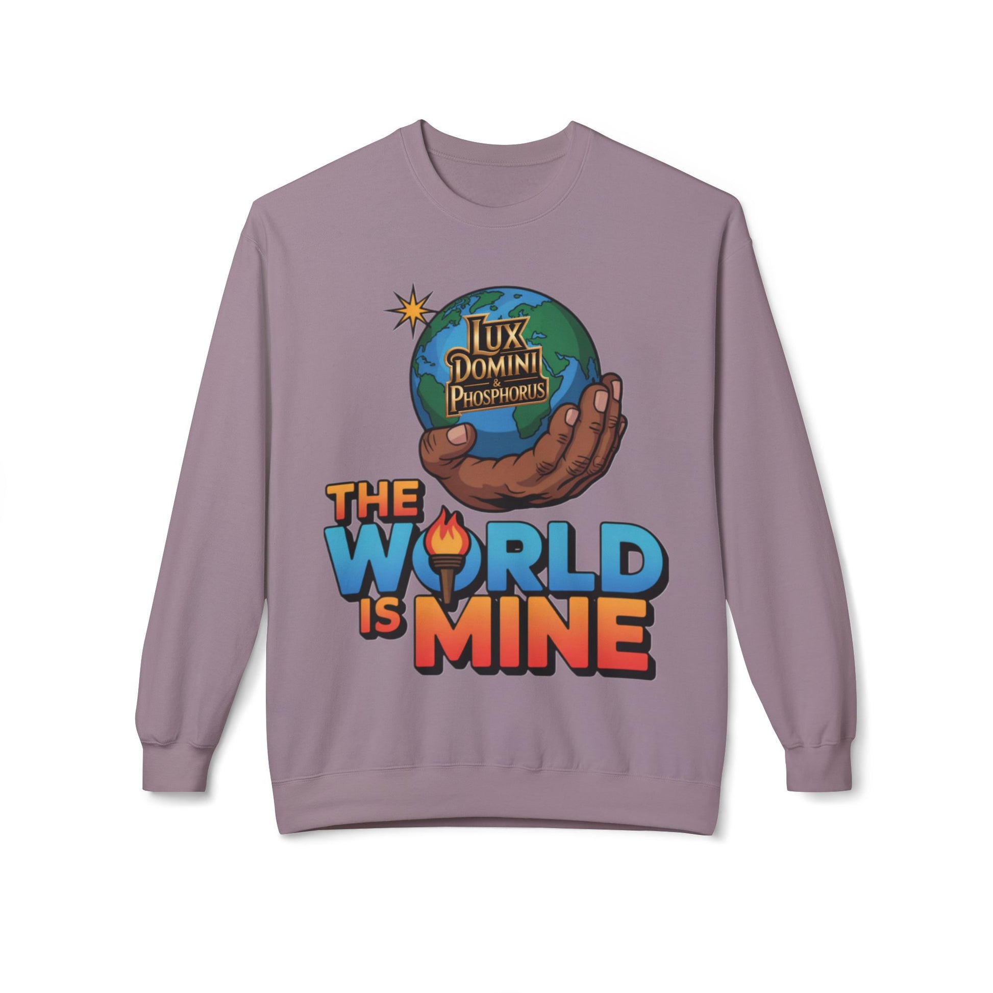 "The World Is Mine"  Design 2 Crewneck Sweatshirt