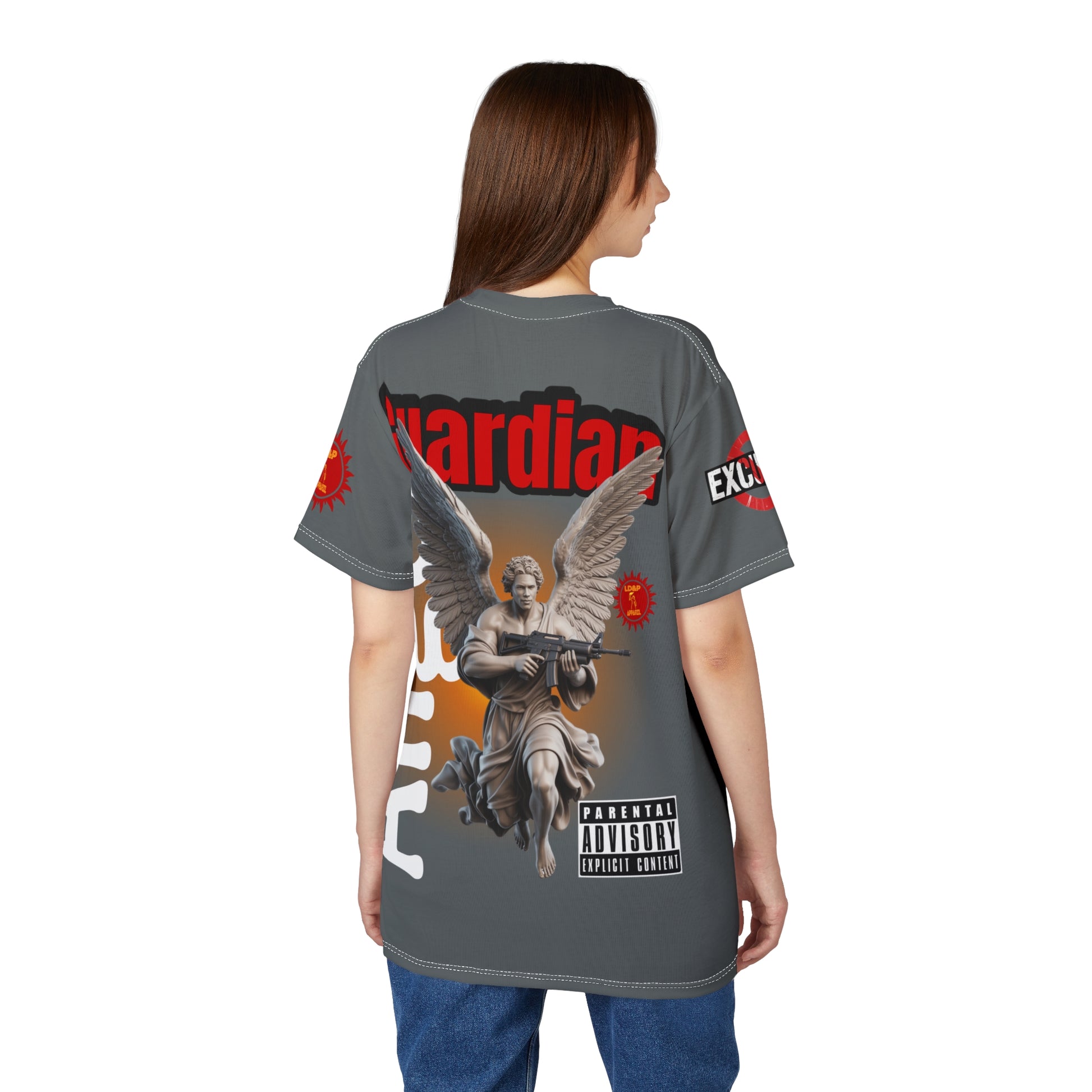 Guardian Angel Graphic Tee LD&P APPAREL Grey