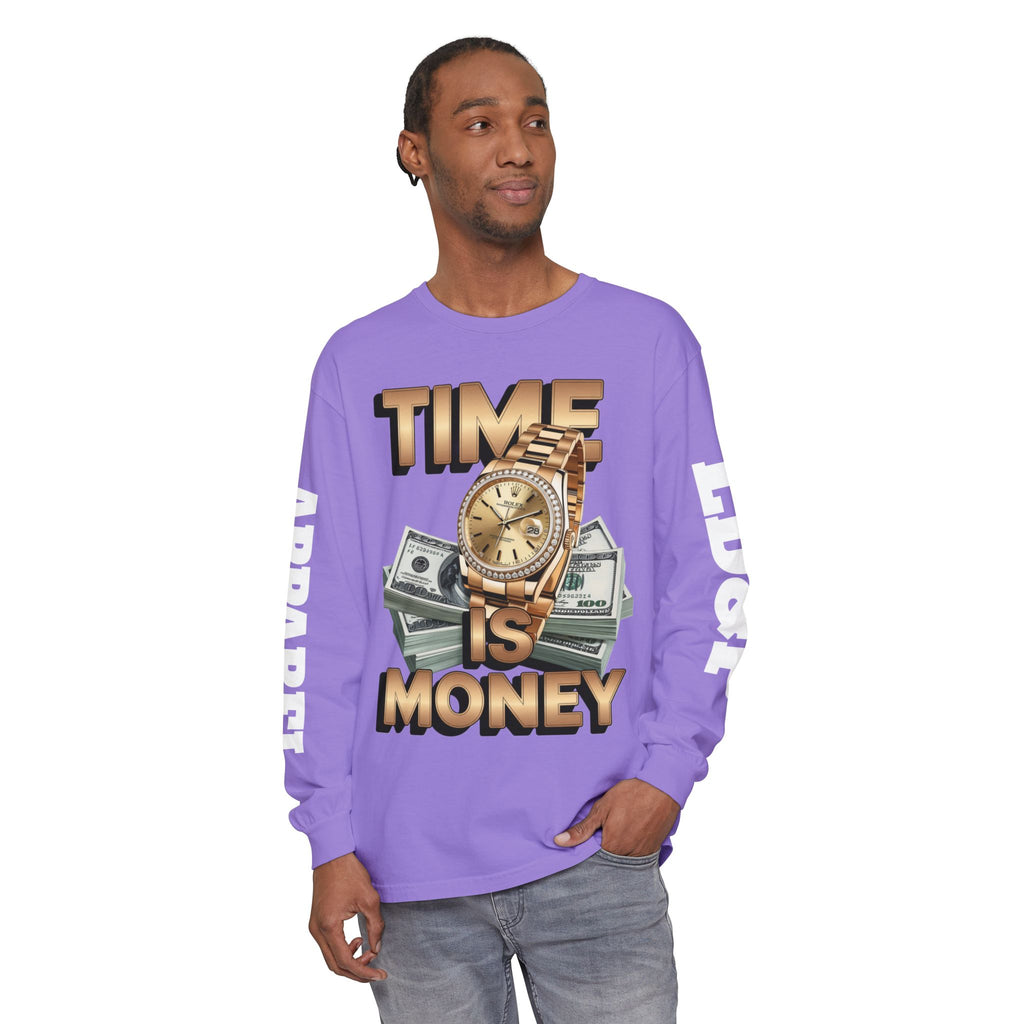 Long Sleeve T-Shirt Time is MONEY Design