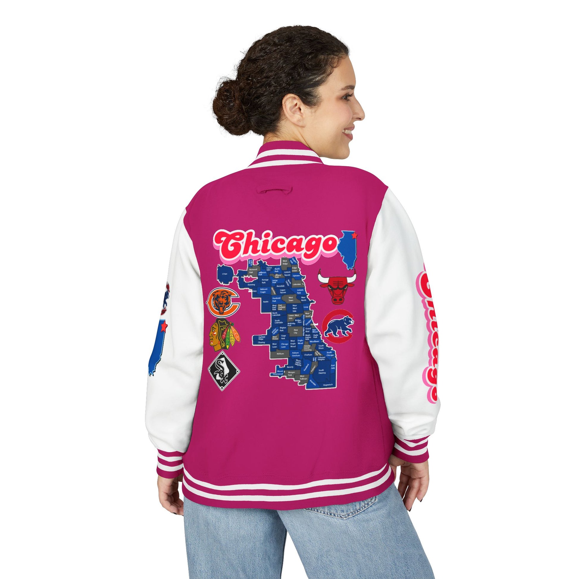 Letterman Jacket Chicago Design